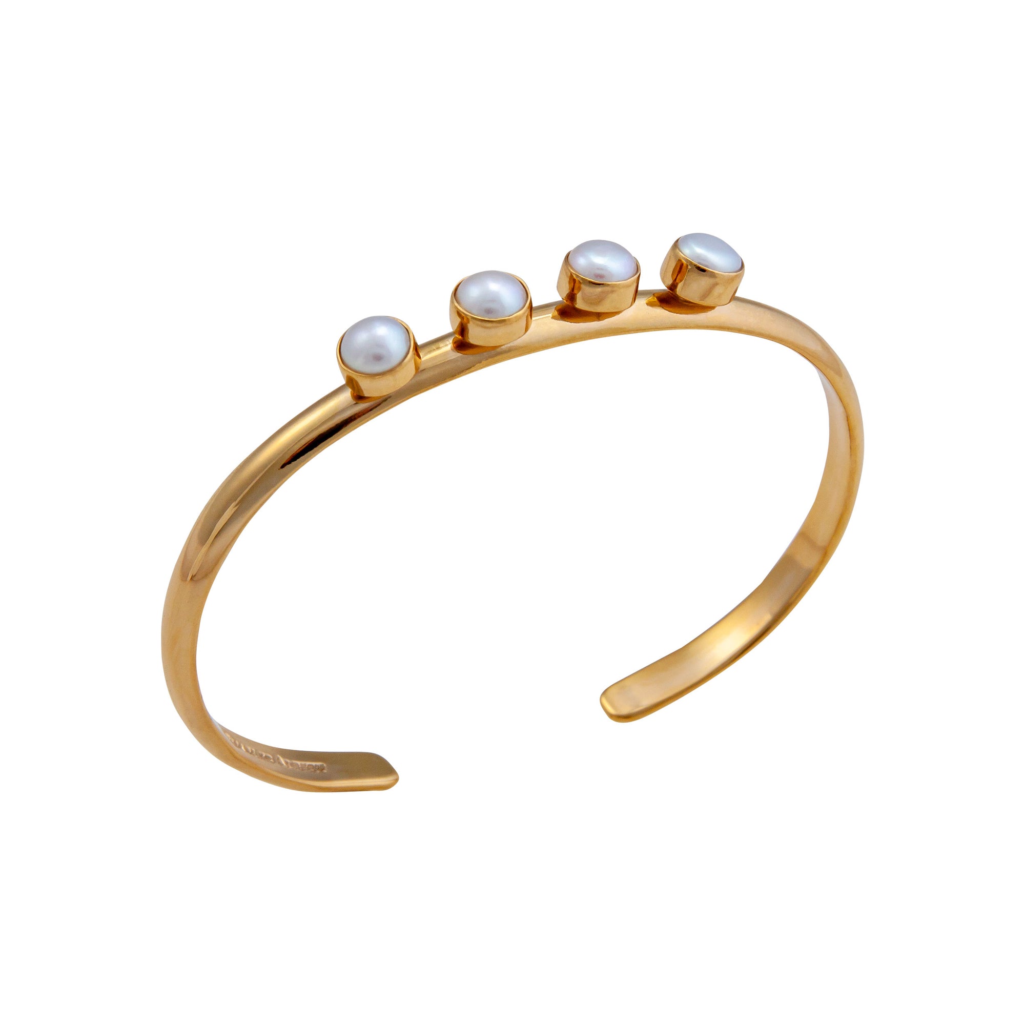 Alchemia Four-Pearl Mini Cuff | Charles Albert Jewelry