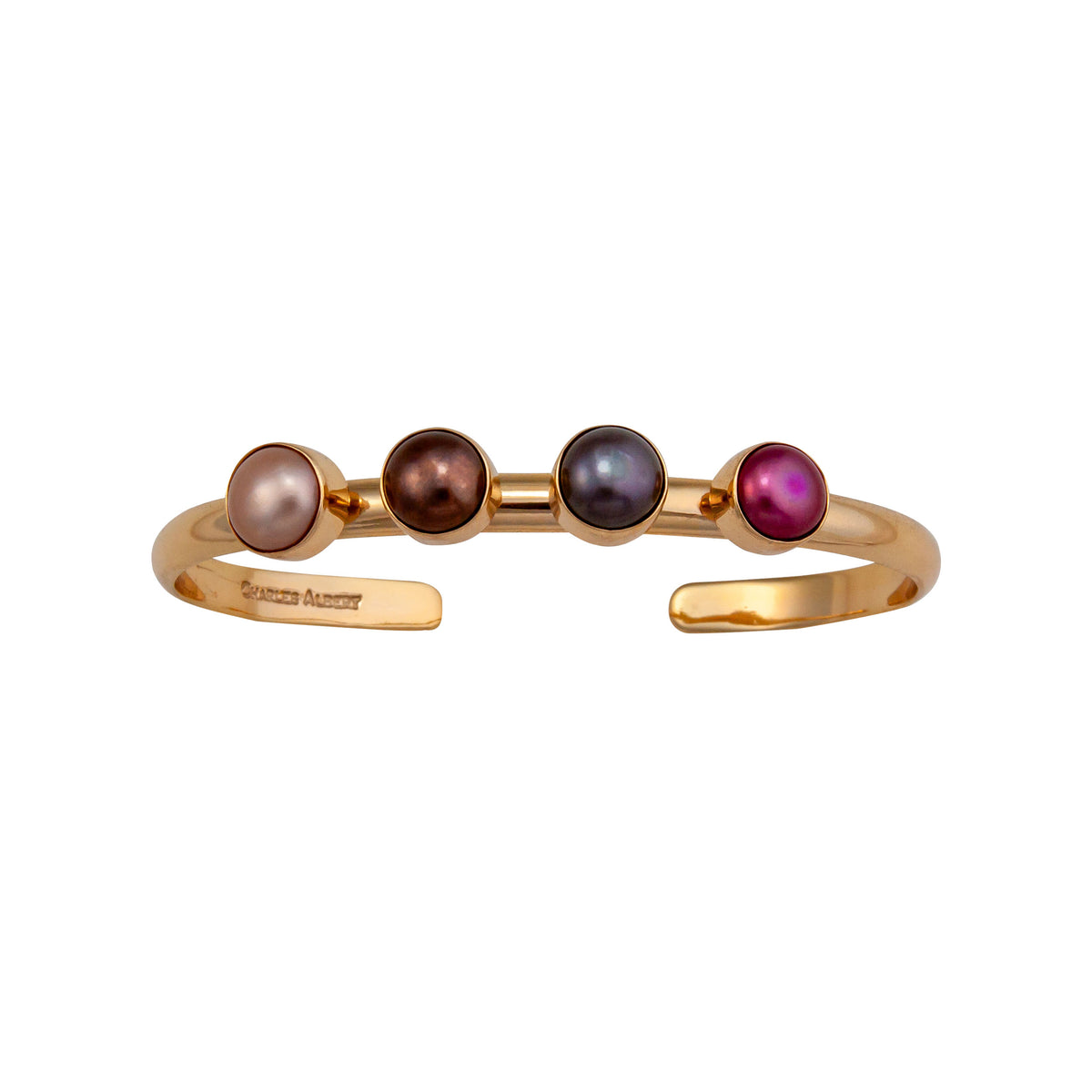 Alchemia Multi-Color Pearl Mini Cuff | Charles Albert Jewelry