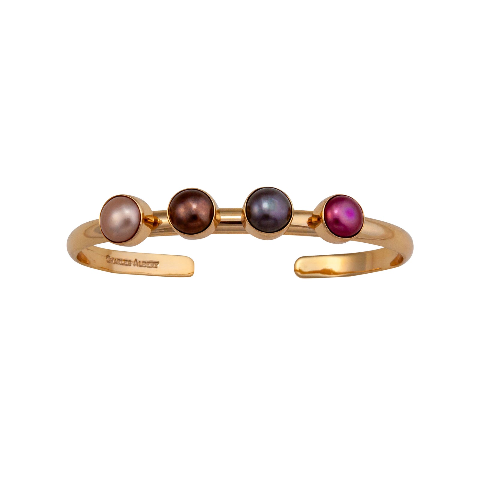 Alchemia Multi-Color Pearl Mini Cuff | Charles Albert Jewelry