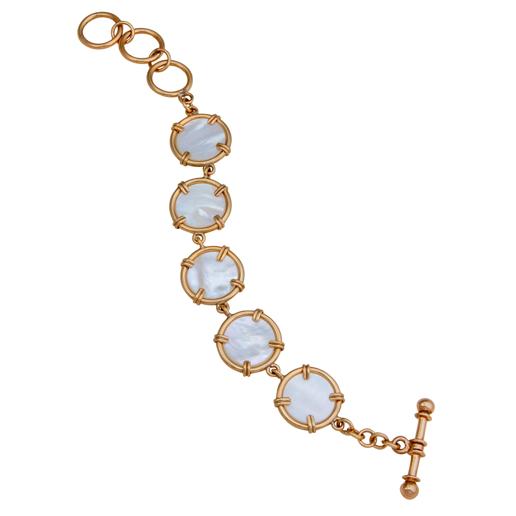 Alchemia Mother of Pearl Prong Set Bracelet | Charles Albert Jewelry