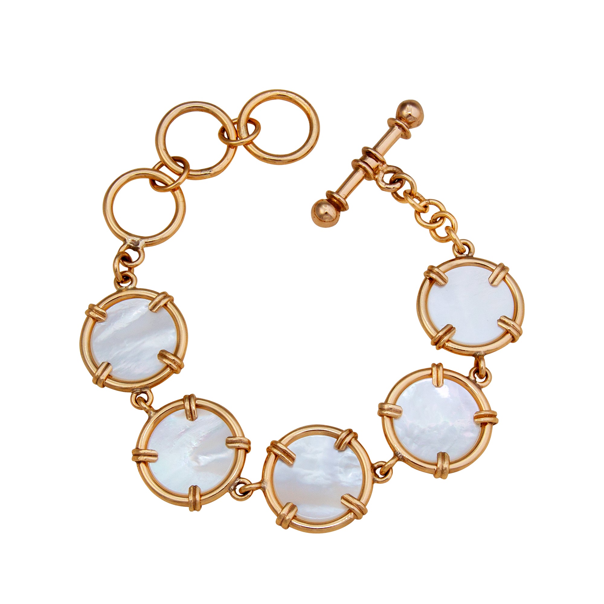 Alchemia Mother of Pearl Prong Set Bracelet | Charles Albert Jewelry