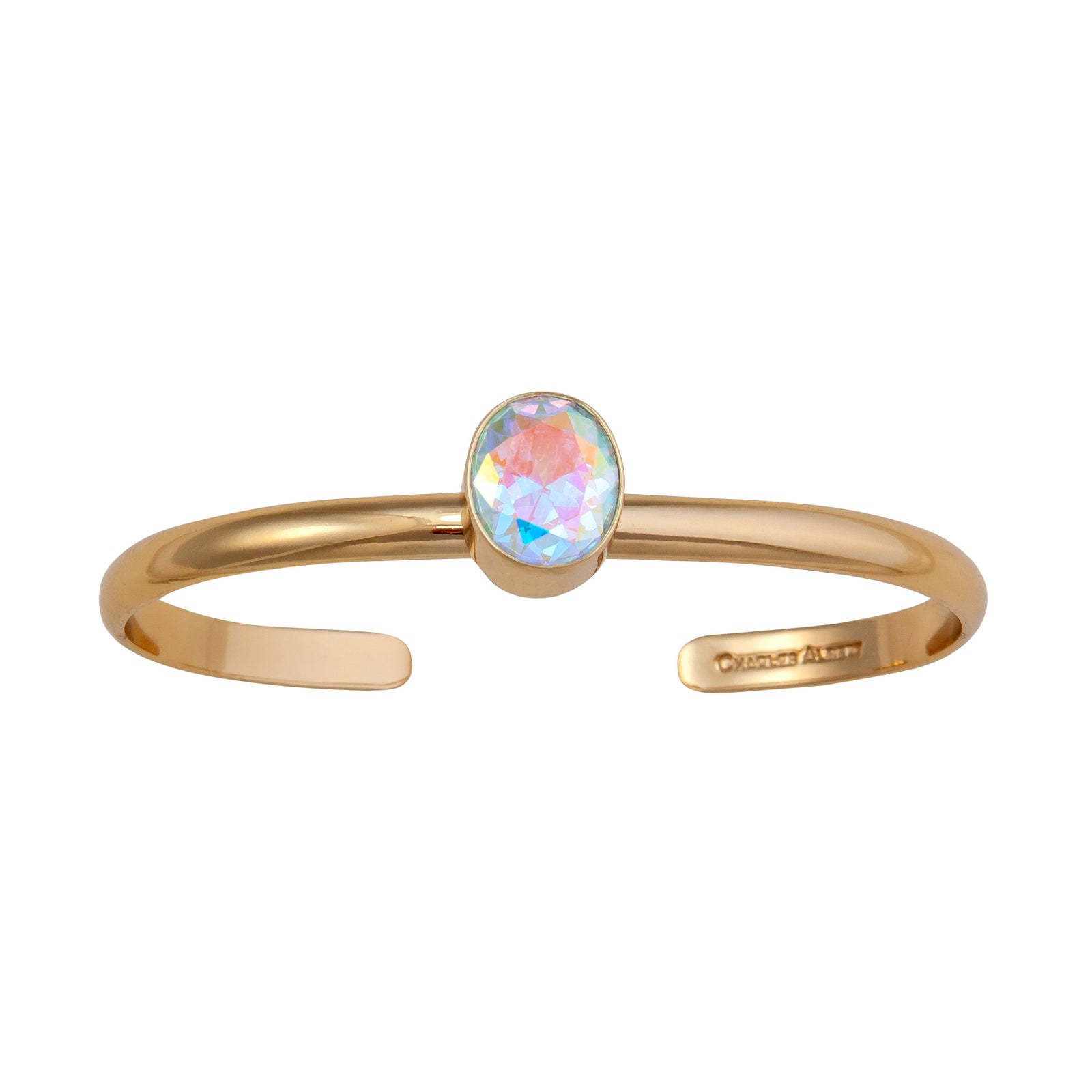 Alchemia Mercury Mist Oval Mini Cuff | Charles Albert Jewelry