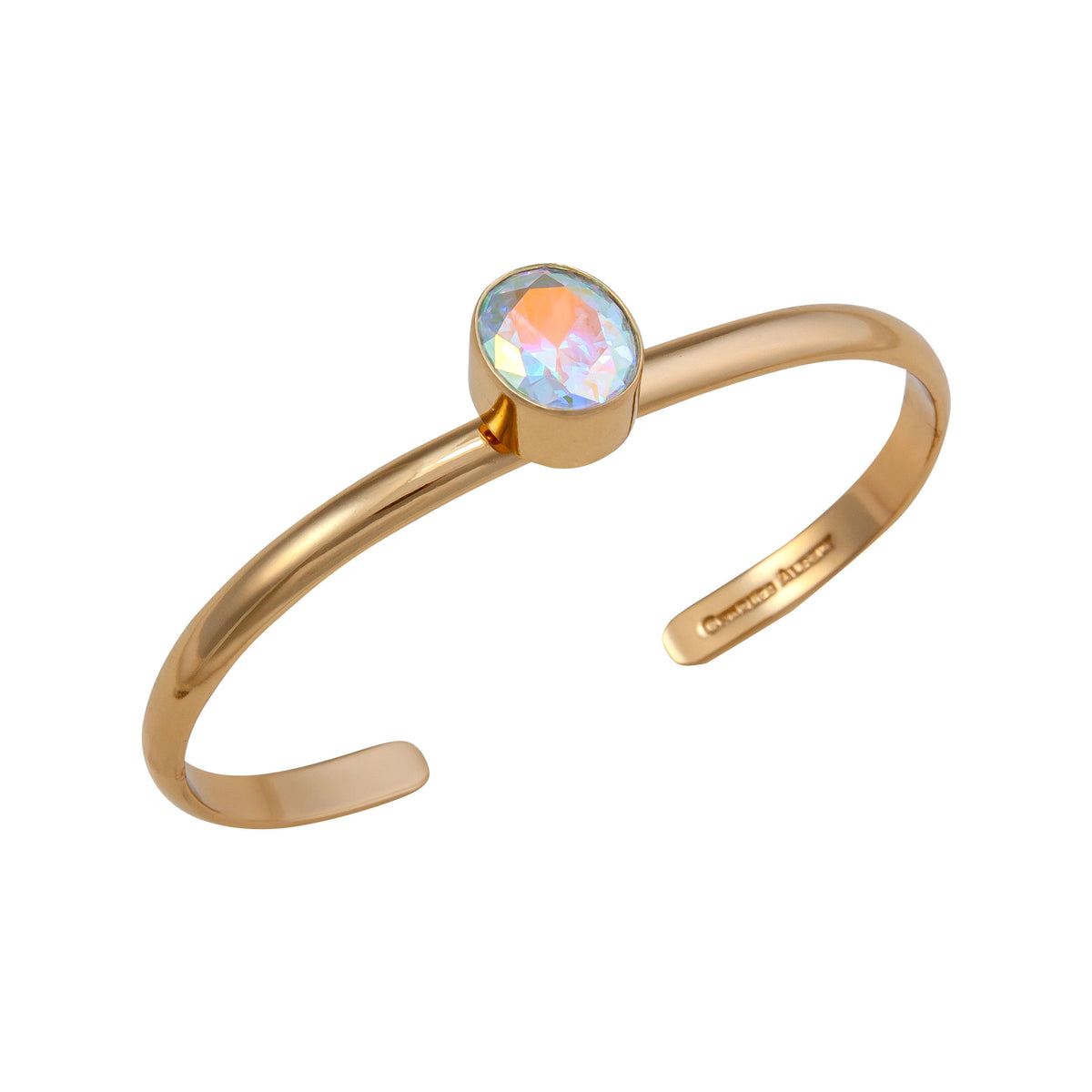 Alchemia Mercury Mist Oval Mini Cuff | Charles Albert Jewelry