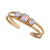 Alchemia Multi Mercury Mist Double Band Cuff | Charles Albert Jewelry