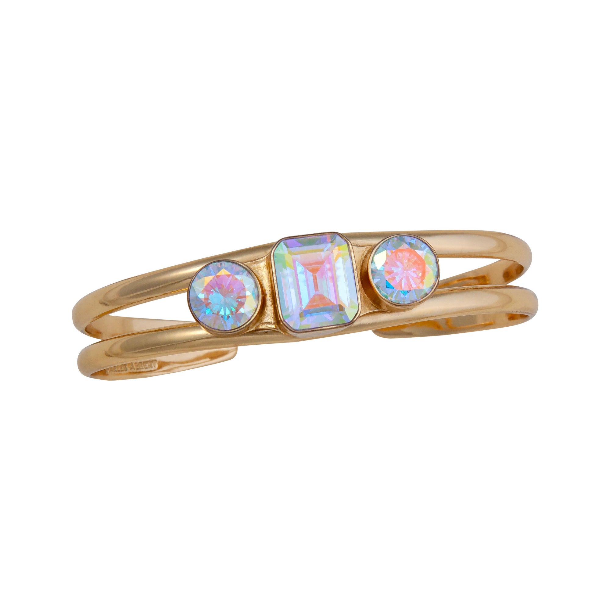 Alchemia Multi Mercury Mist Double Band Cuff | Charles Albert Jewelry