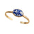 Alchemia Azure Blue Porcelain Mini Cuff | Charles Albert Jewelry