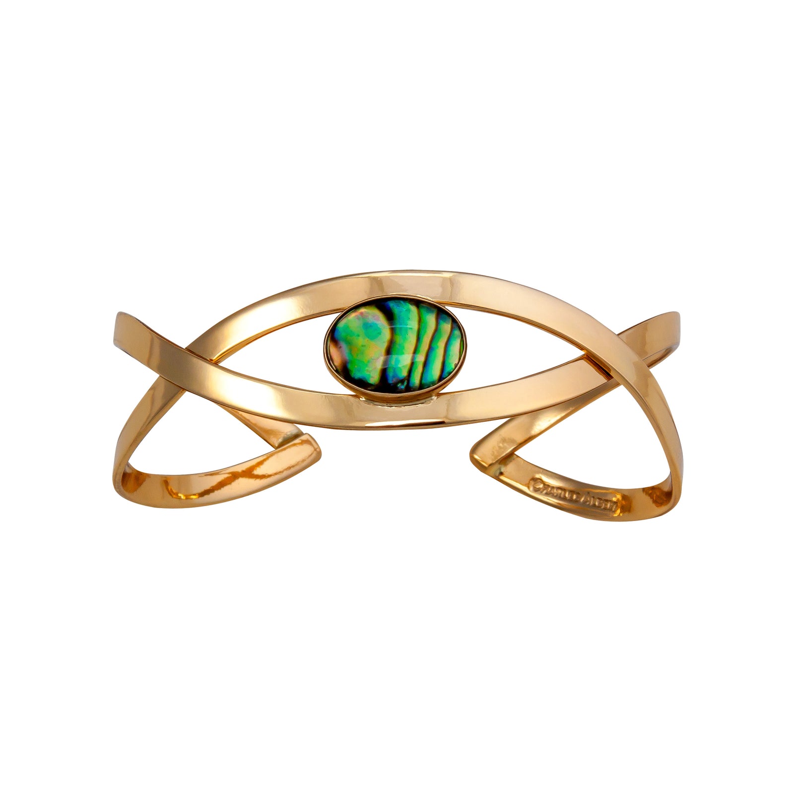 Alchemia Natural Abalone Infinity Cuff | Charles Albert Jewelry