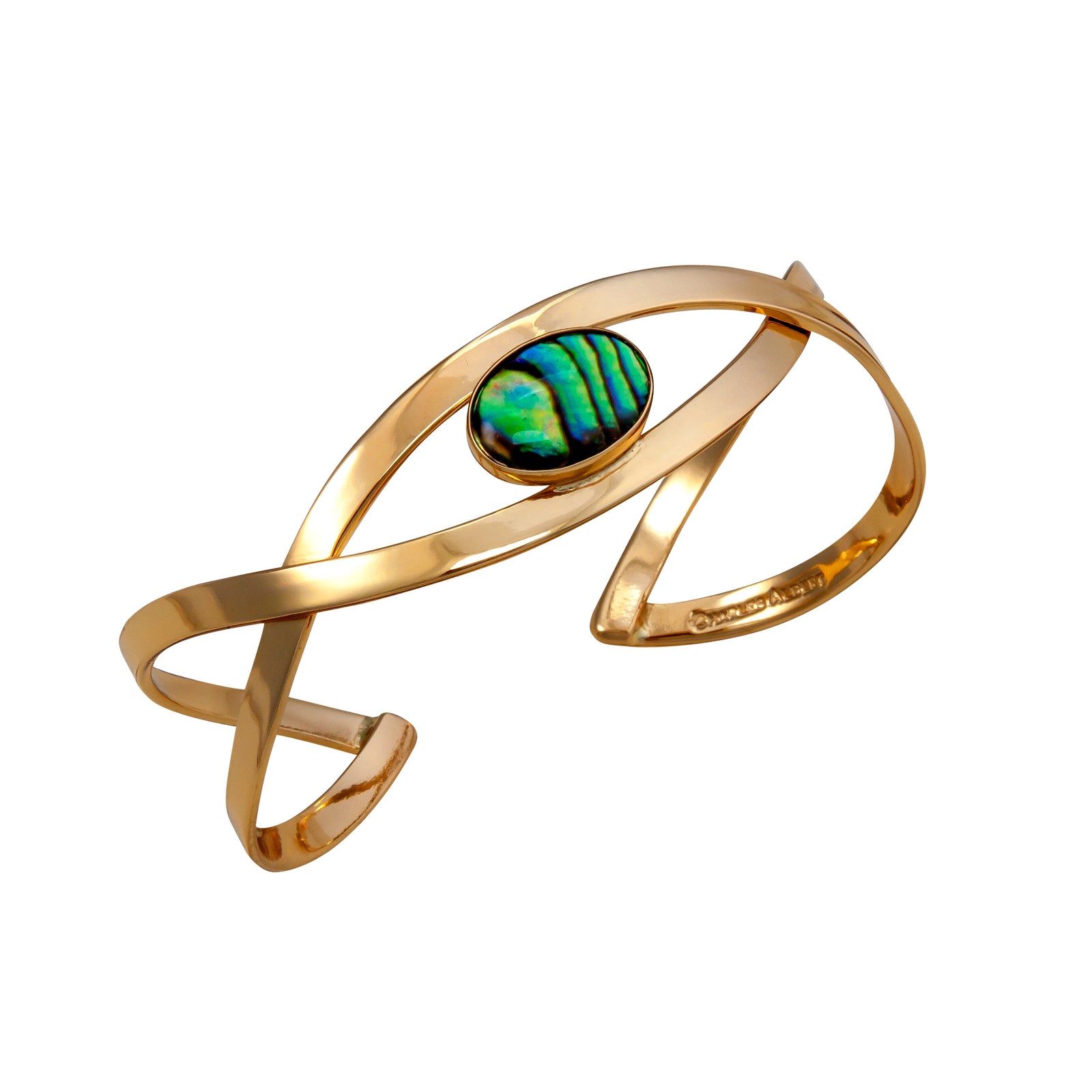 Alchemia Natural Abalone Infinity Cuff | Charles Albert Jewelry