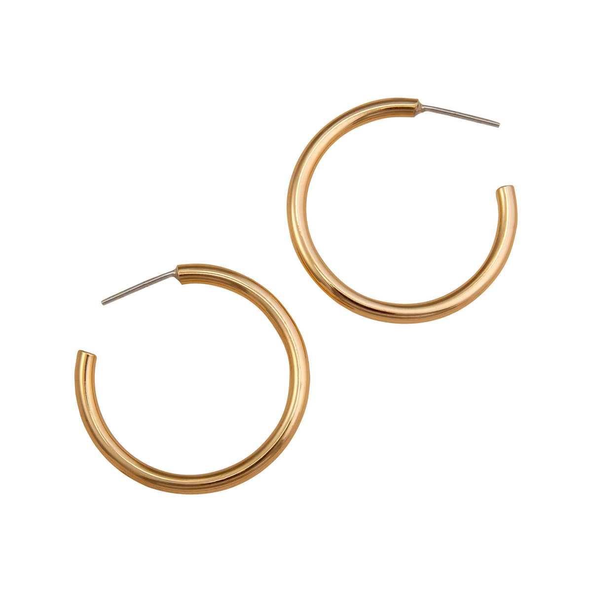Alchemia Hoop Post Earrings | Charles Albert Jewelry
