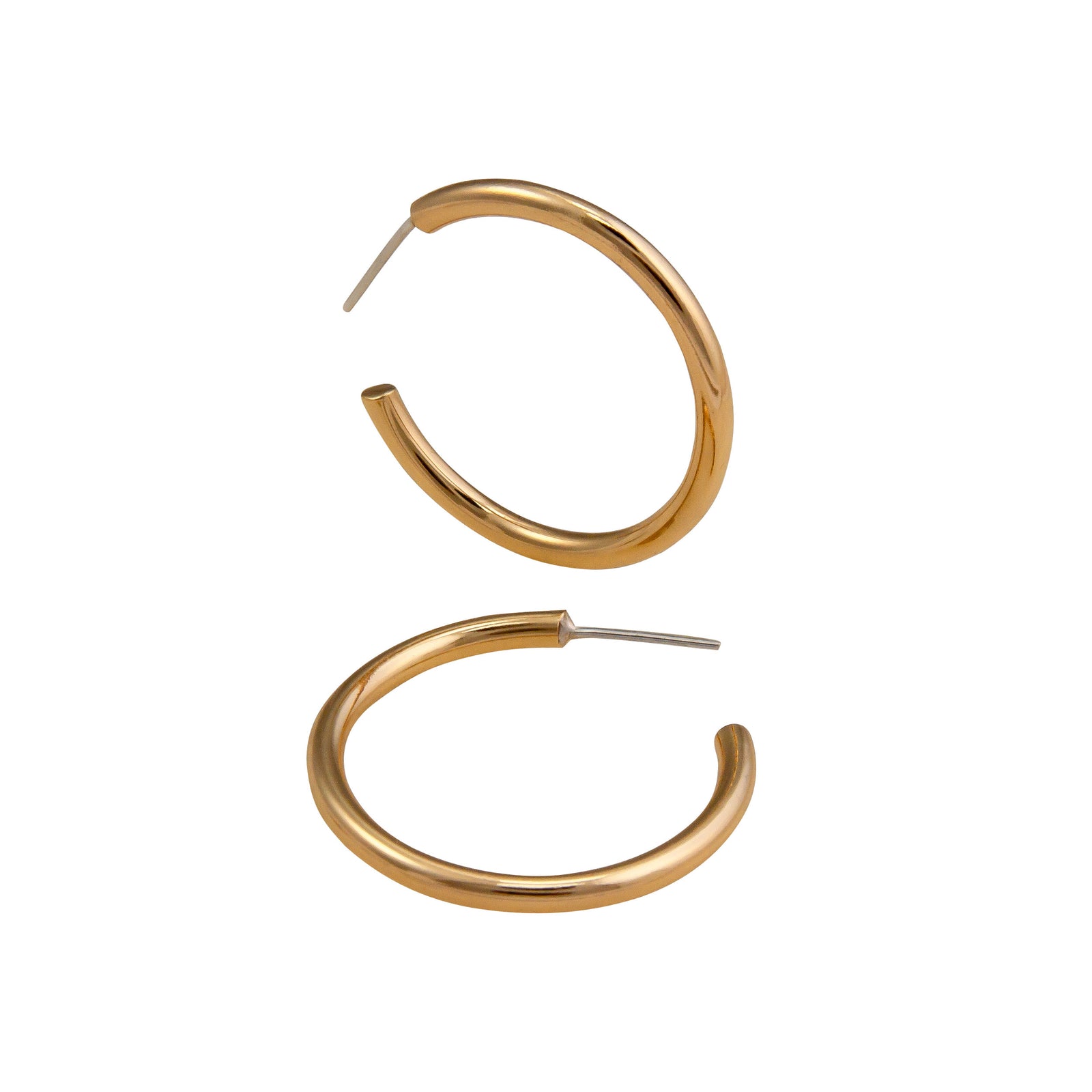 Alchemia Hoop Post Earrings | Charles Albert Jewelry