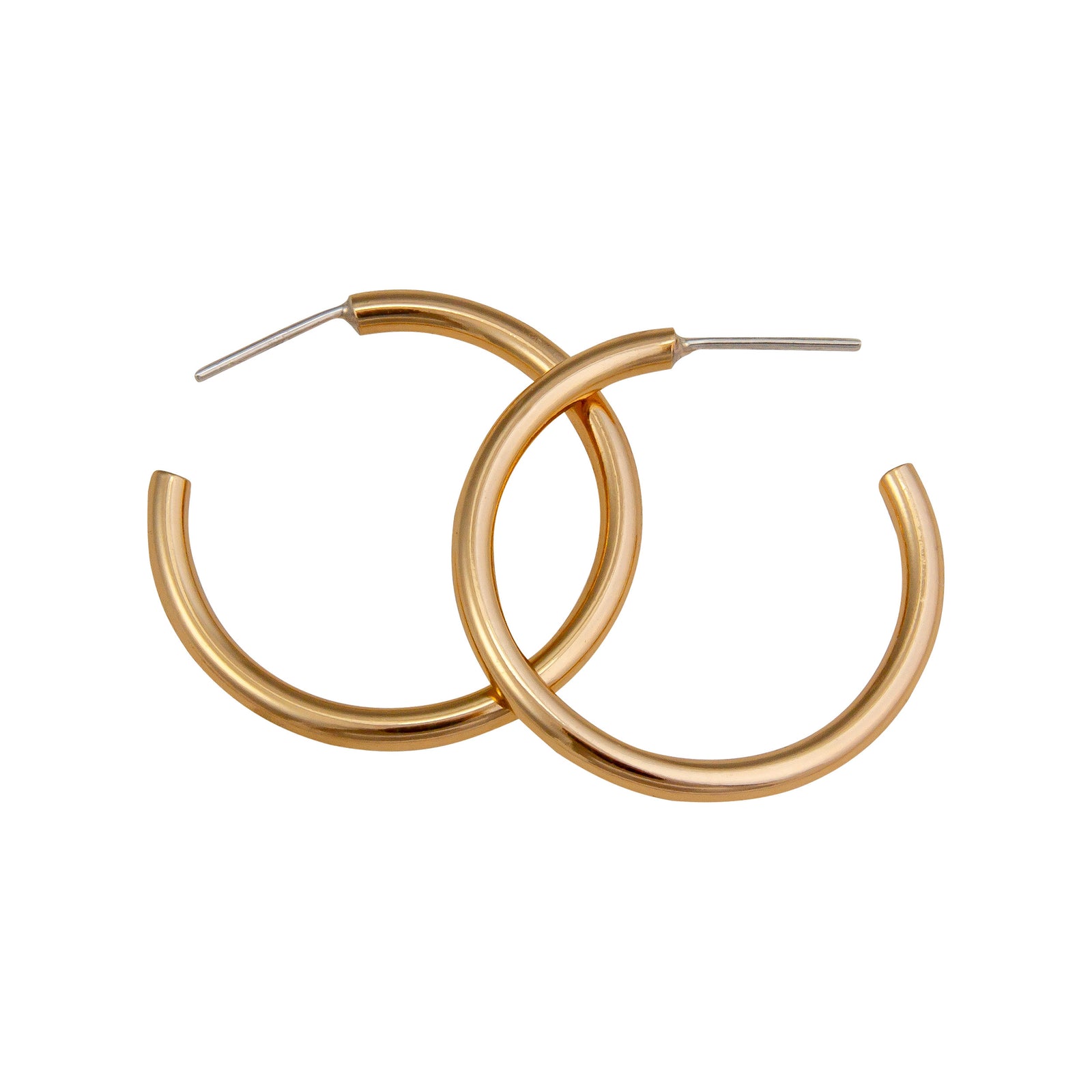 Alchemia Hoop Post Earrings | Charles Albert Jewelry