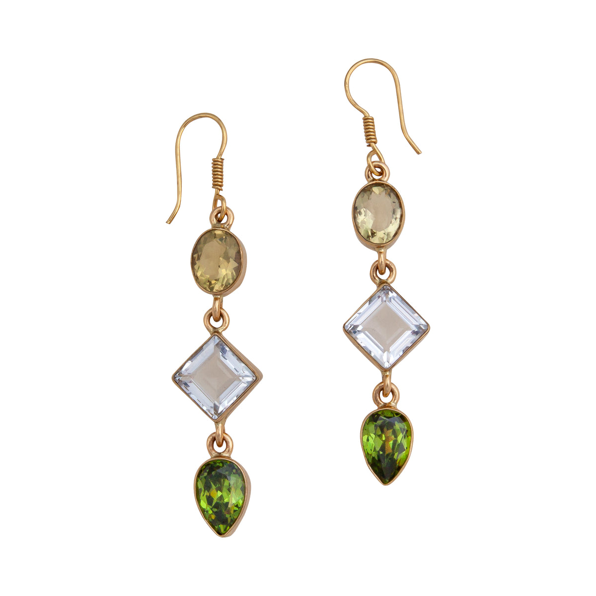 Alchemia Multi-Gemstone Drop Earrings | Charles Albert Jewelry