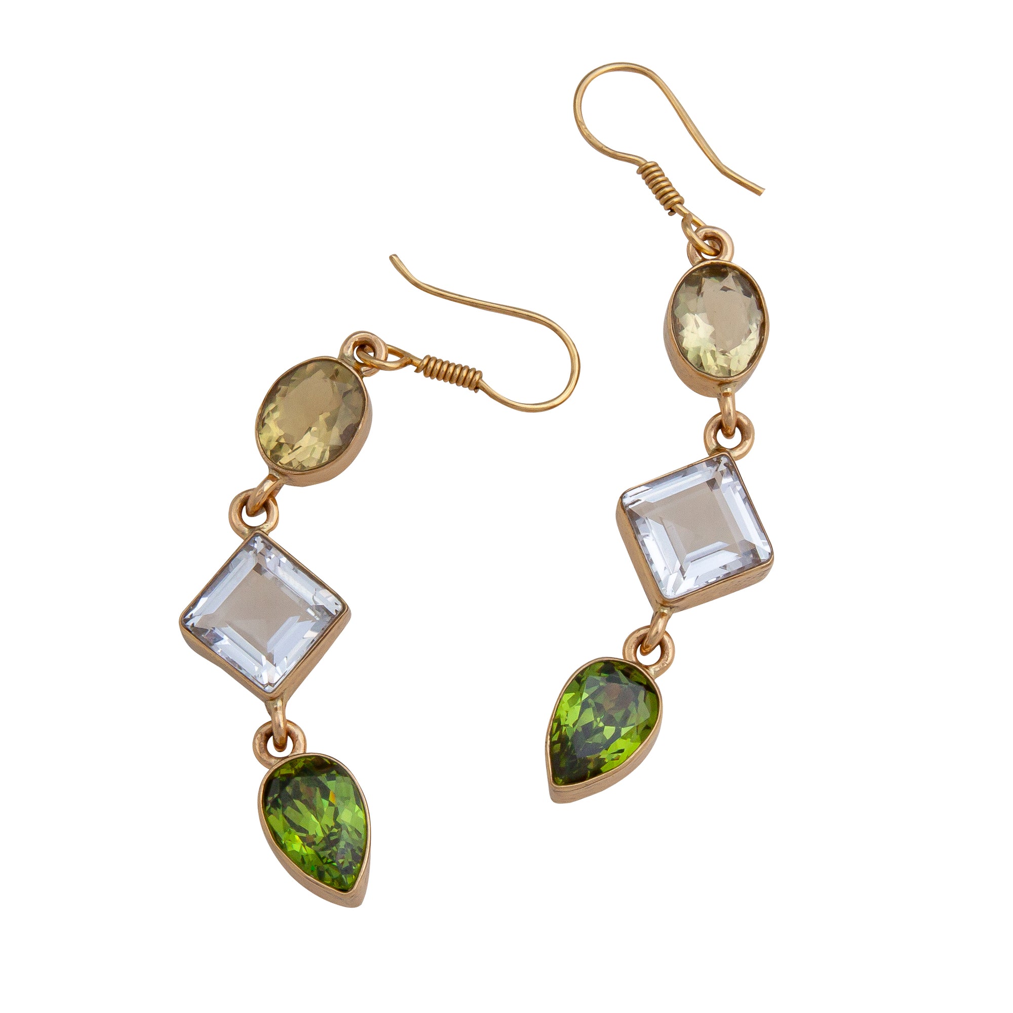 Alchemia Multi-Gemstone Drop Earrings | Charles Albert Jewelry