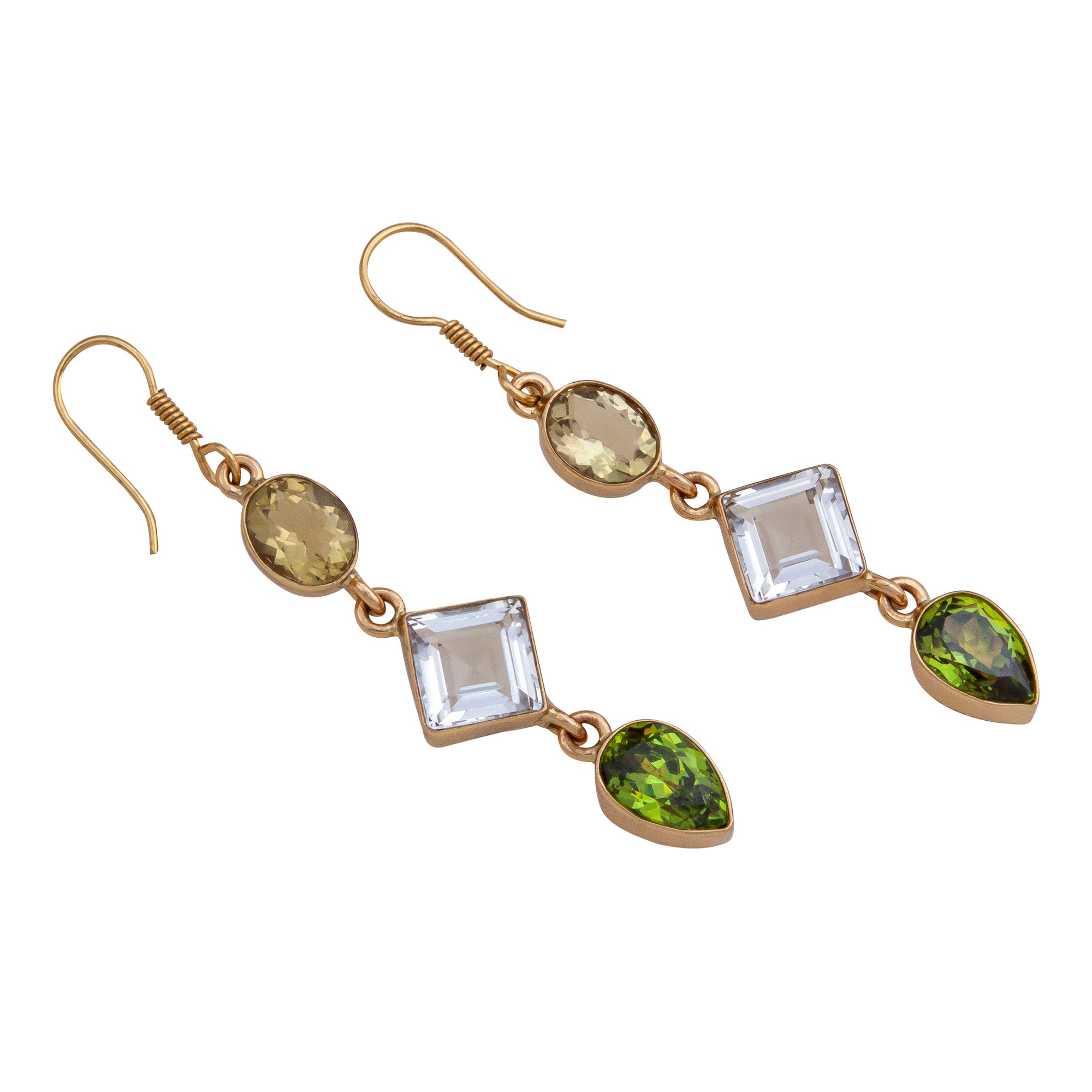 Alchemia Multi-Gemstone Drop Earrings | Charles Albert Jewelry