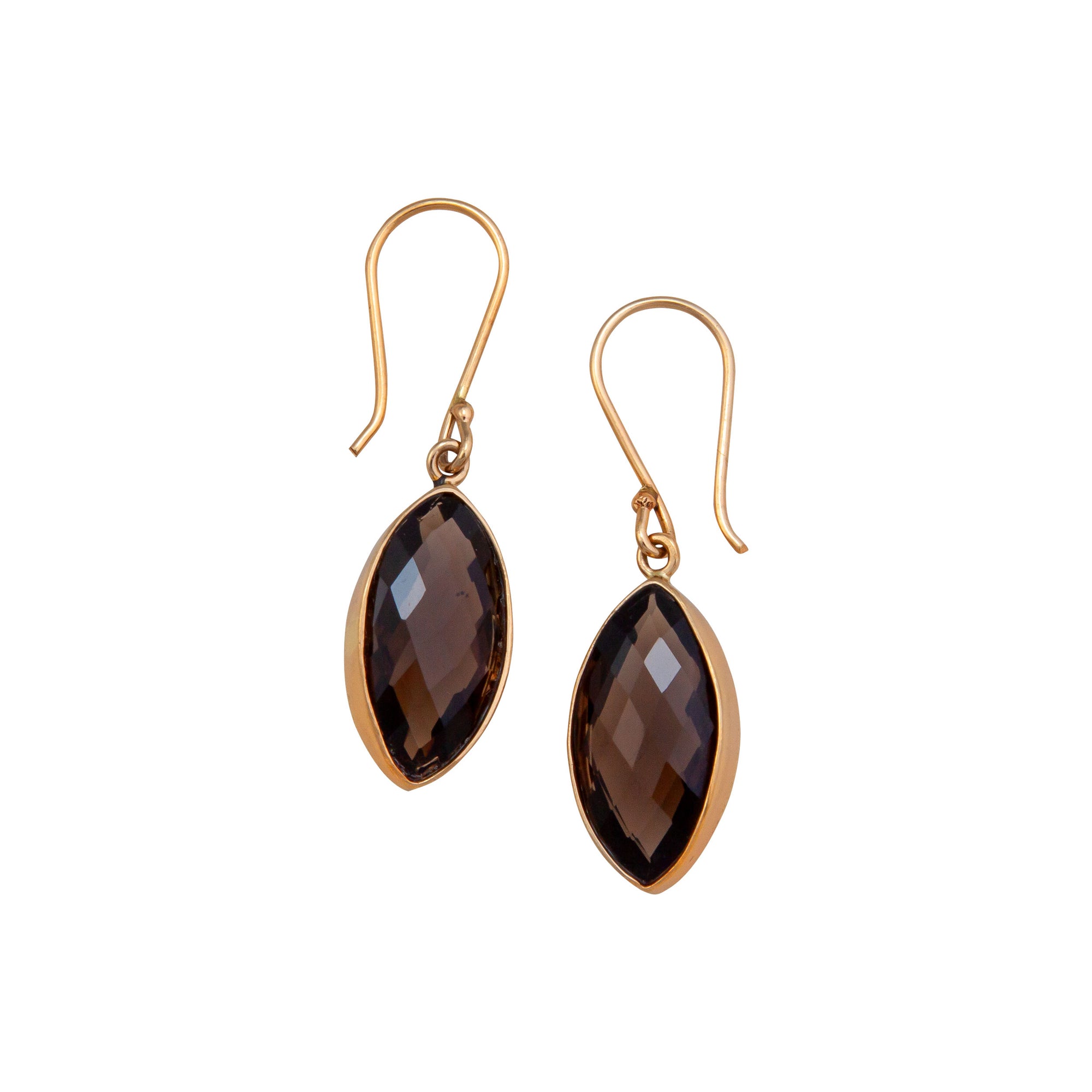 Alchemia Smokey Quartz Marquis Drop Earrings | Charles Albert Jewelry