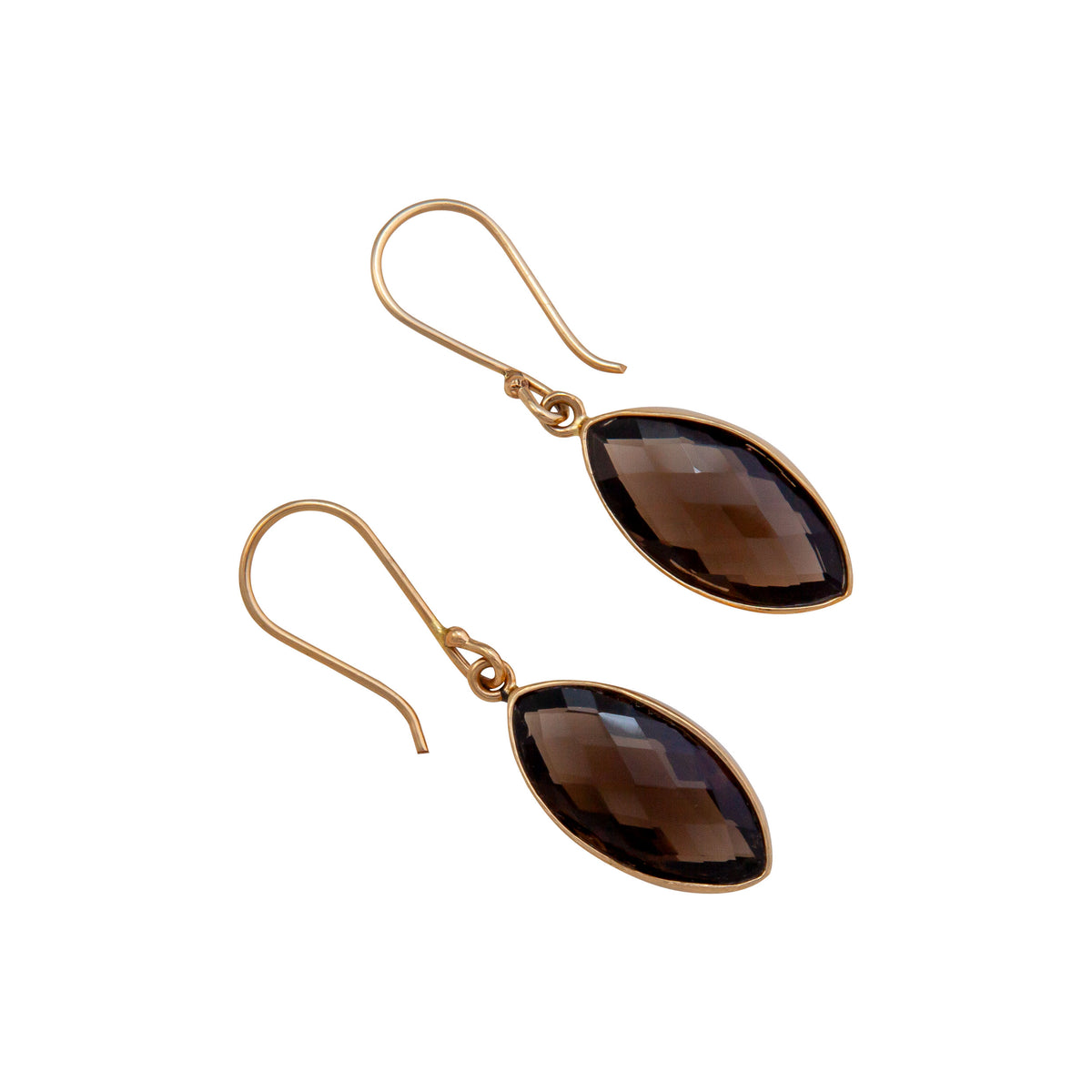 Alchemia Smokey Quartz Marquis Drop Earrings | Charles Albert Jewelry