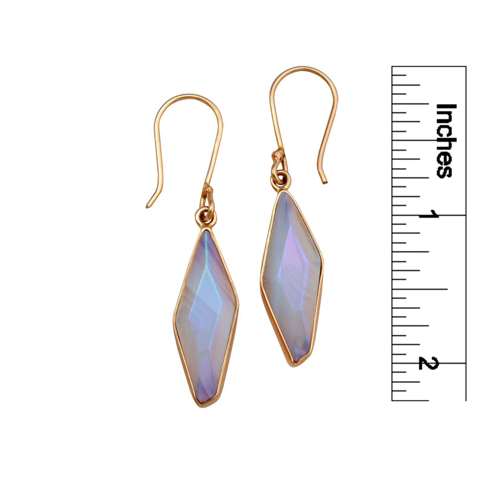 Alchemia White Treated Quartz and Glass Drop Earrings | Charles Albert Jewelry