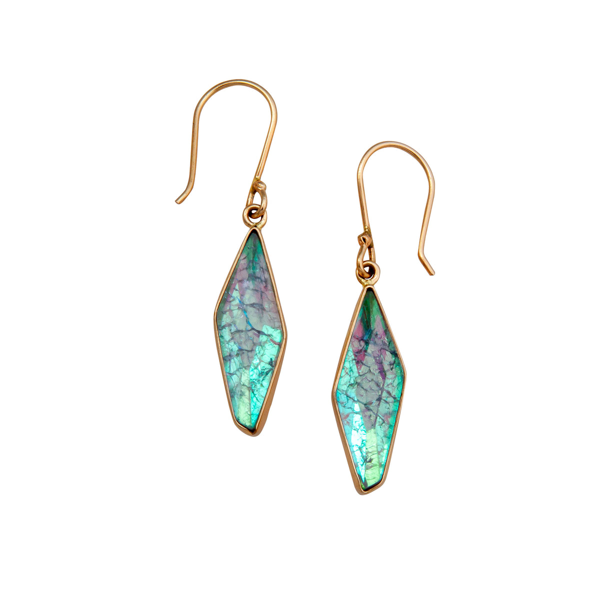 Alchemia Treated Quartz and Glass Drop Earrings | Charles Albert Jewelry