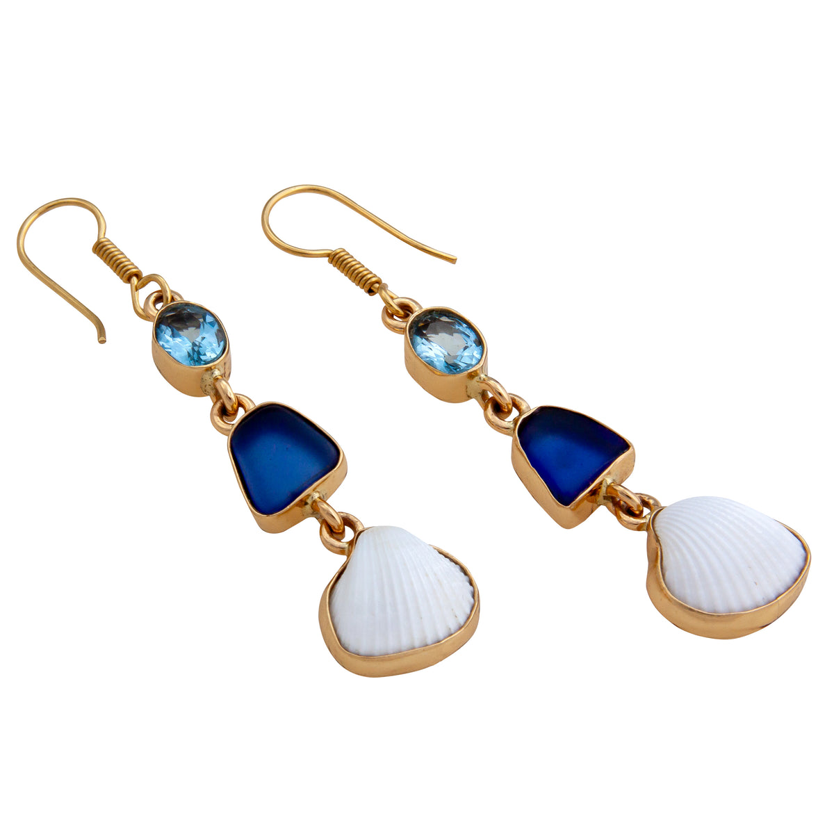 Alchemia Blue Ocean Breeze Drop Earrings | Charles Albert Jewelry
