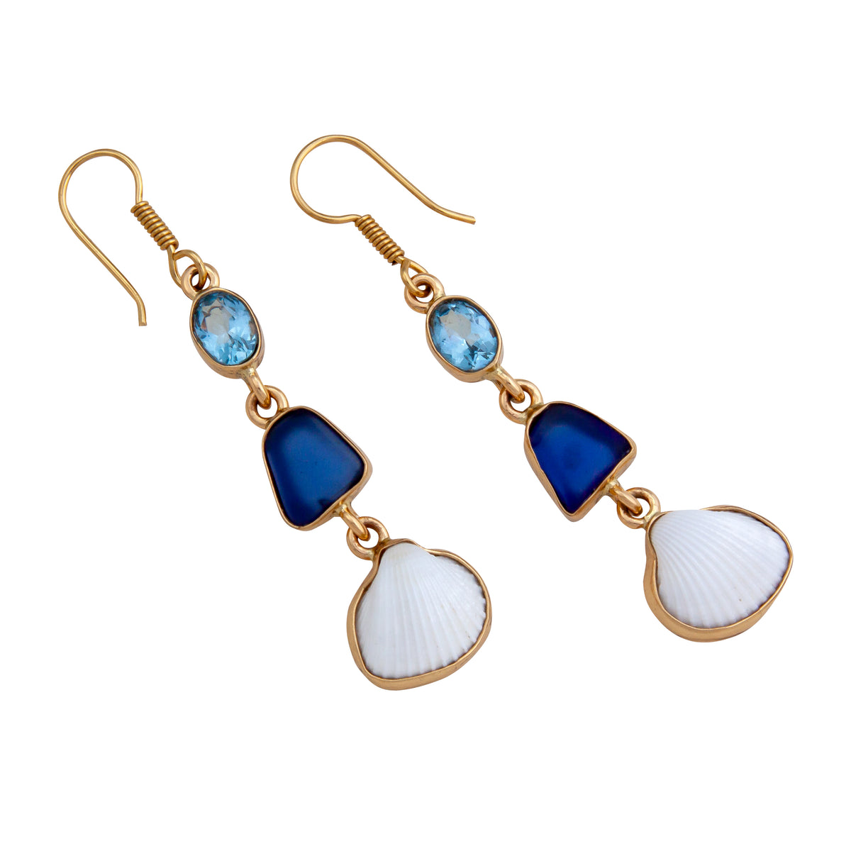 Alchemia Blue Ocean Breeze Drop Earrings | Charles Albert Jewelry