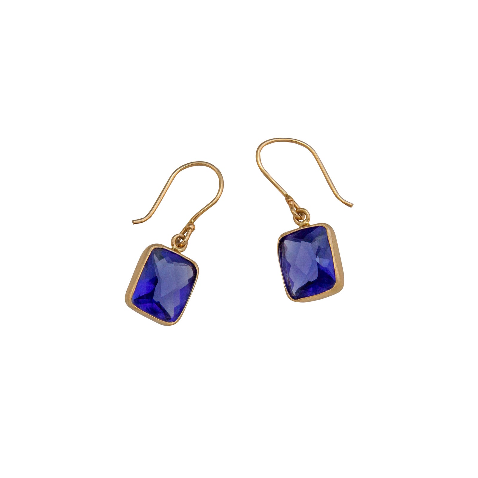 Alchemia Lab Created Tanzanite Drop Earrings | Charles Albert Jewelry