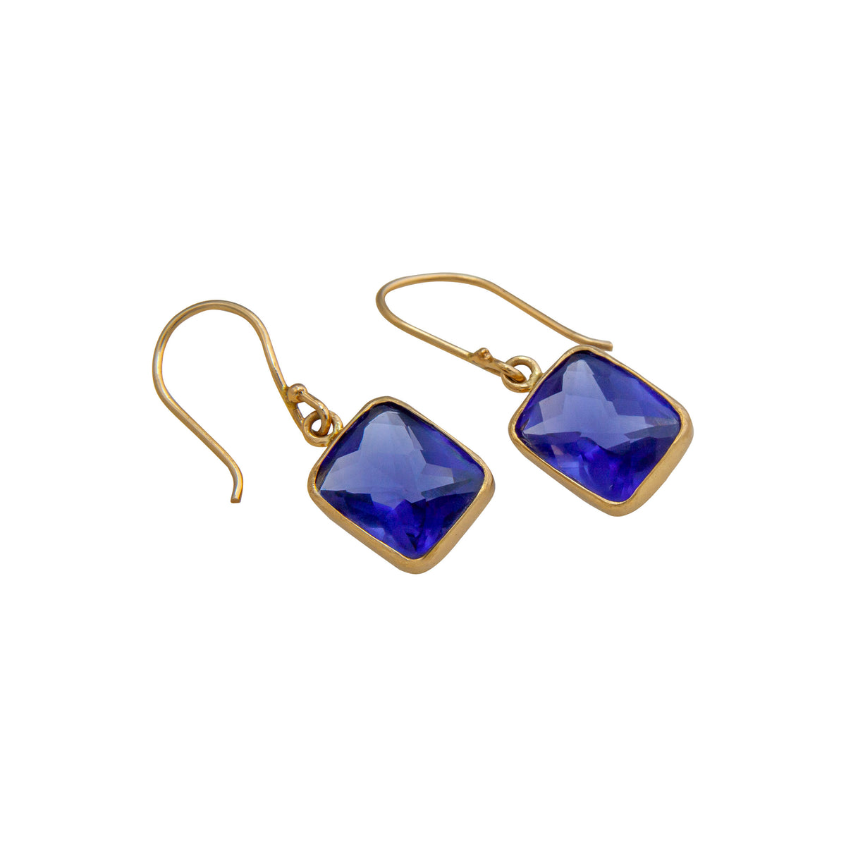 Alchemia Lab Created Tanzanite Drop Earrings | Charles Albert Jewelry