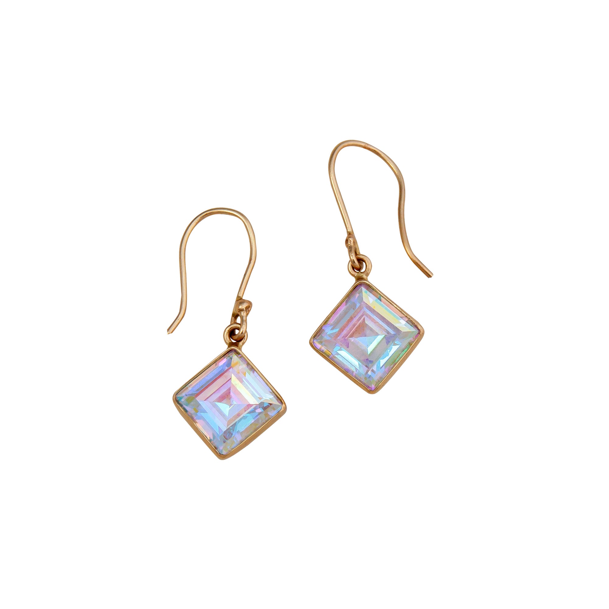 Alchemia Mercury Mist Diamond Shape Drop Earrings | Charles Albert Jewelry