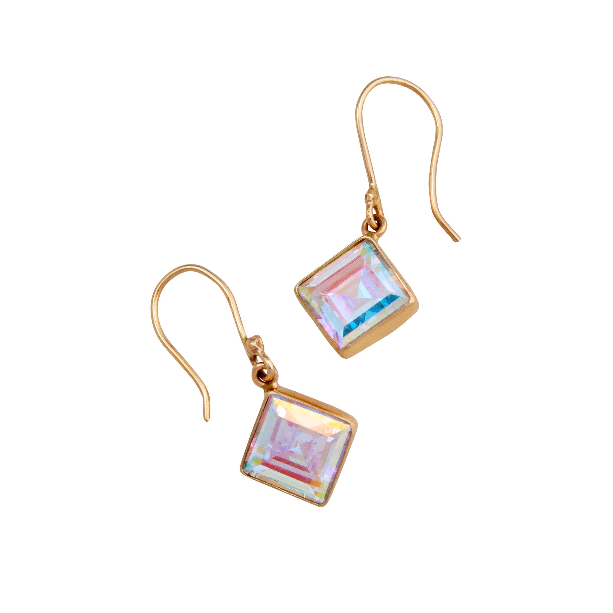 Alchemia Mercury Mist Diamond Shape Drop Earrings | Charles Albert Jewelry