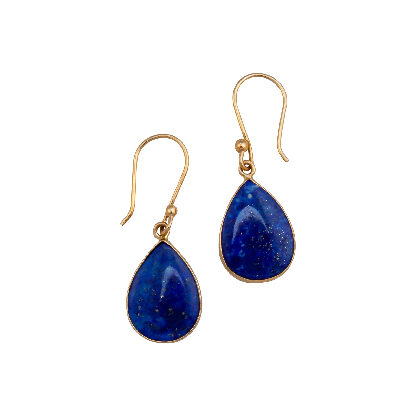 Alchemia Lapis Lazuli Teardrop Drop Earrings | Charles Albert Jewelry
