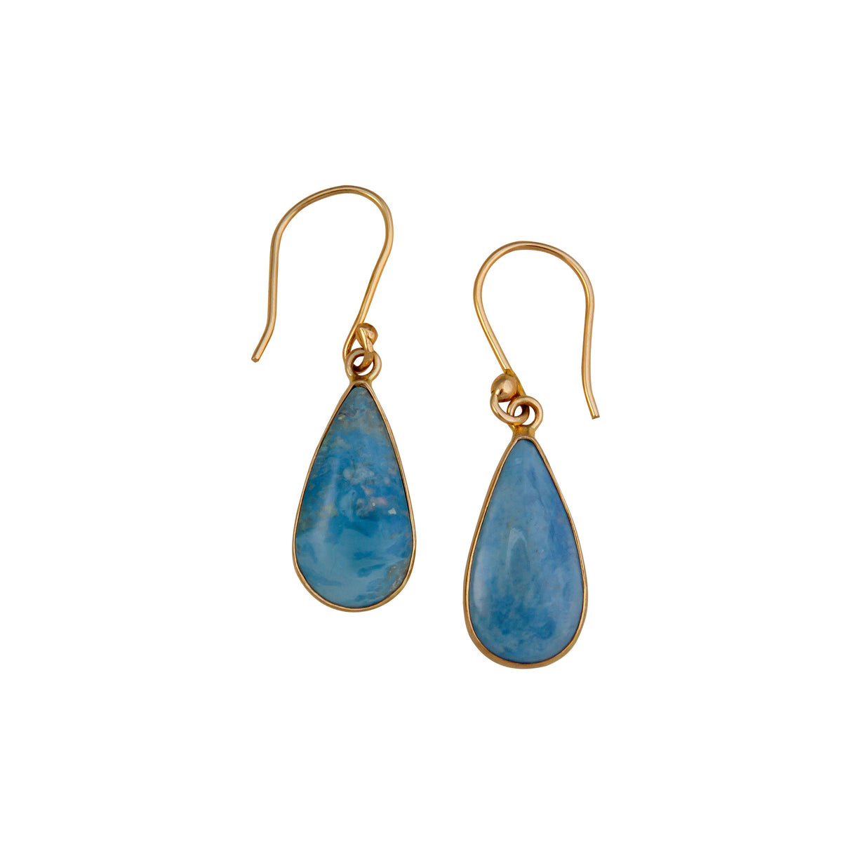 Alchemia Aztec Lapis Teardrop Drop Earrings | Charles Albert Jewelry