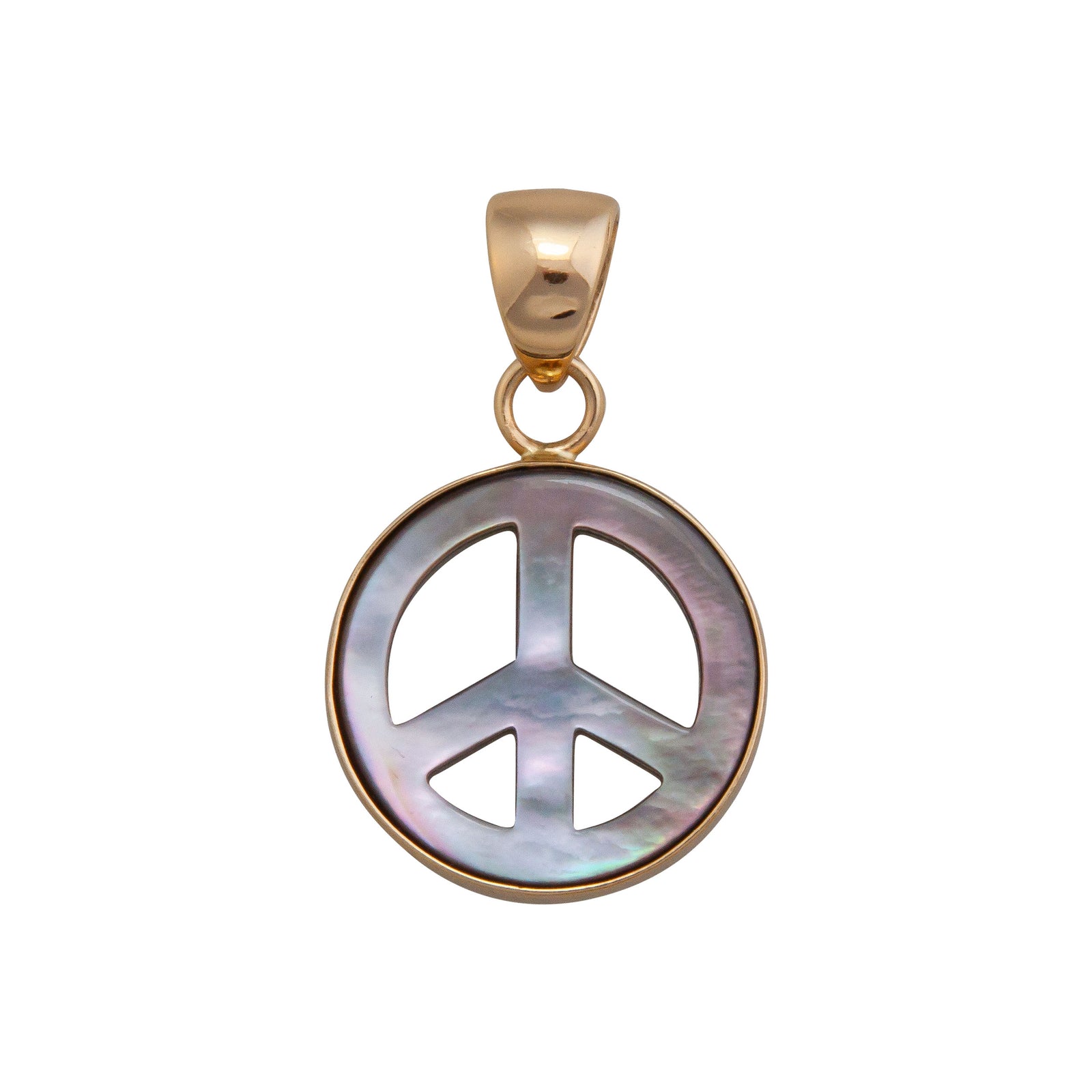 Alchemia Mother of Pearl Peace Sign Pendant | Charles Albert Jewelry