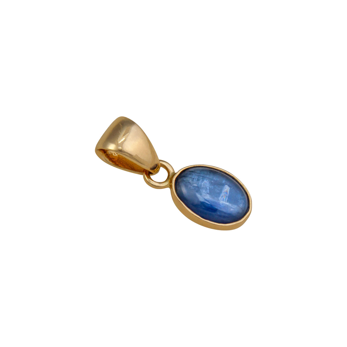 Alchemia Kyanite Petite Oval Pendant | Charles Albert Jewelry