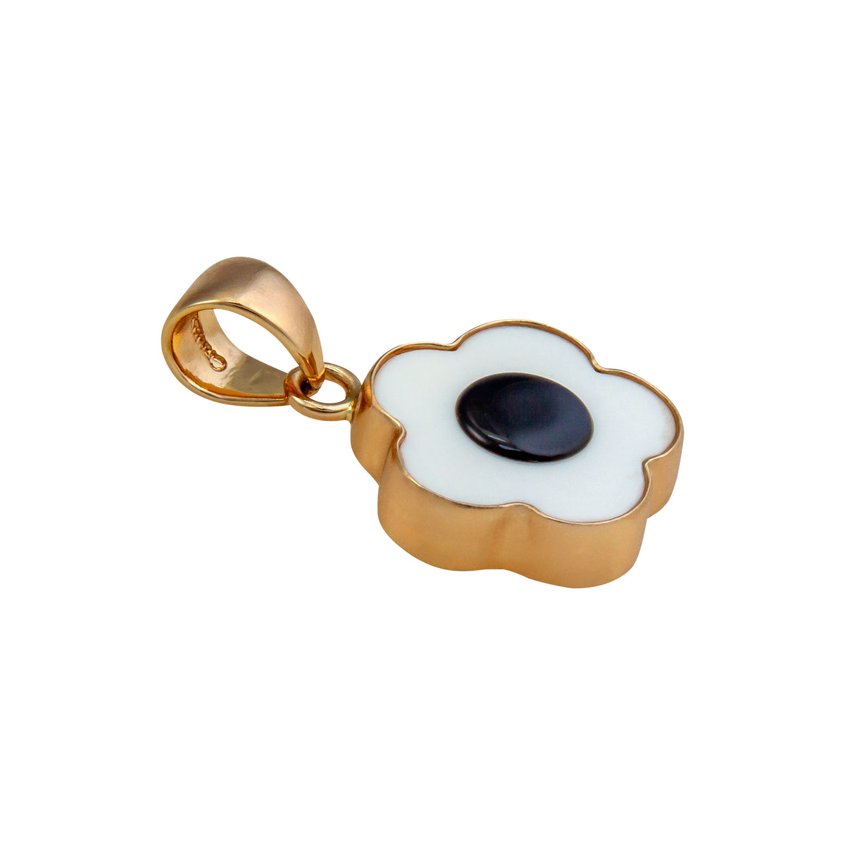 Alchemia White Acrylic Flower Pendant | Charles Albert Jewelry