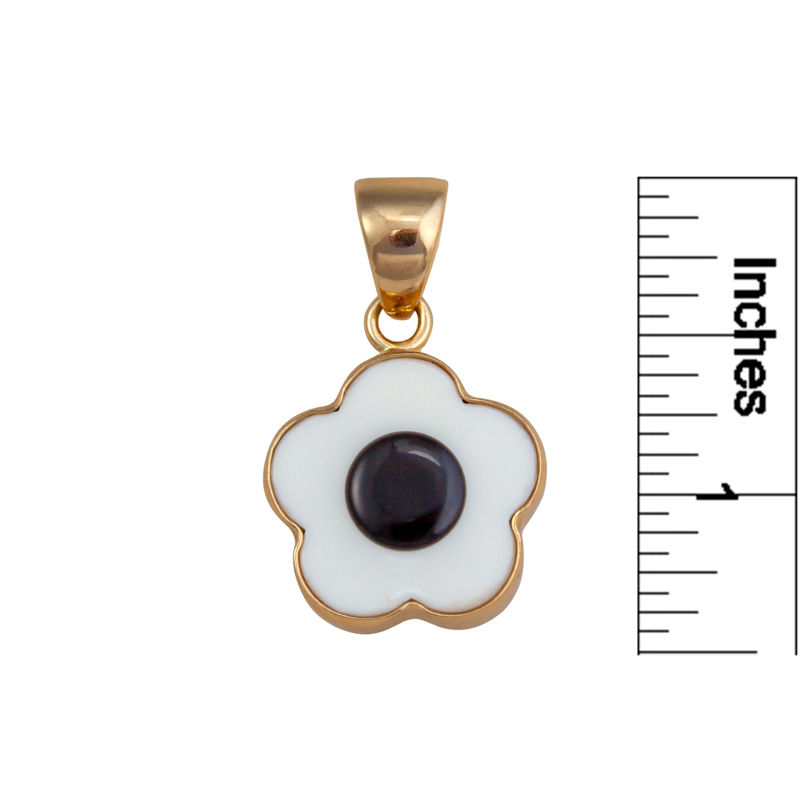 Alchemia White Acrylic Flower Pendant | Charles Albert Jewelry