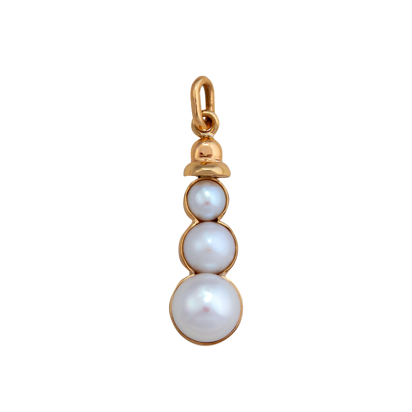 Alchemia Snowman Pearl Pendant | Charles Albert Jewelry