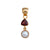 Alchemia Garnet and Pearl Pendant | Charles Albert Jewelry