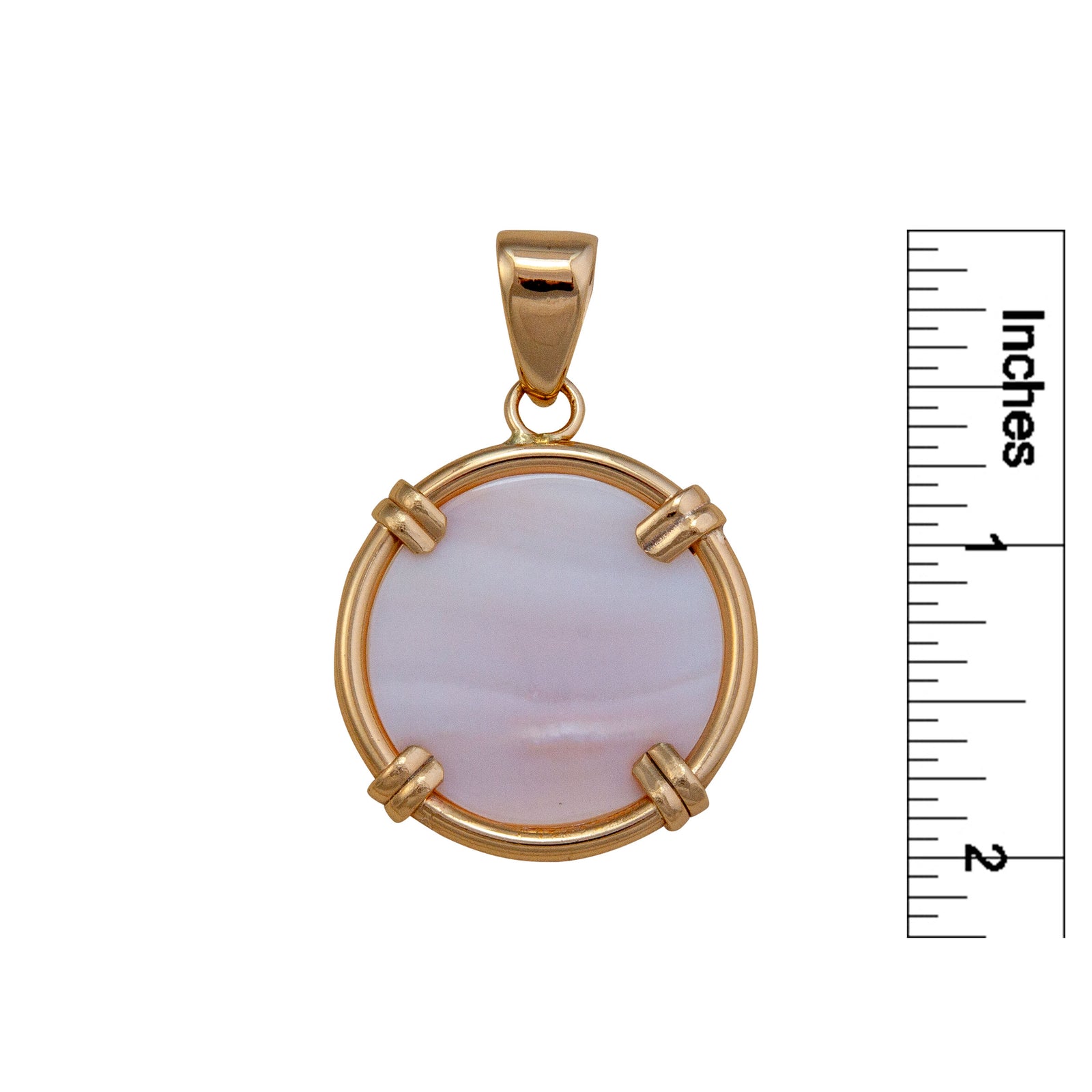 Alchemia Mother of Pearl Prong Set Pendant | Charles Albert Jewelry
