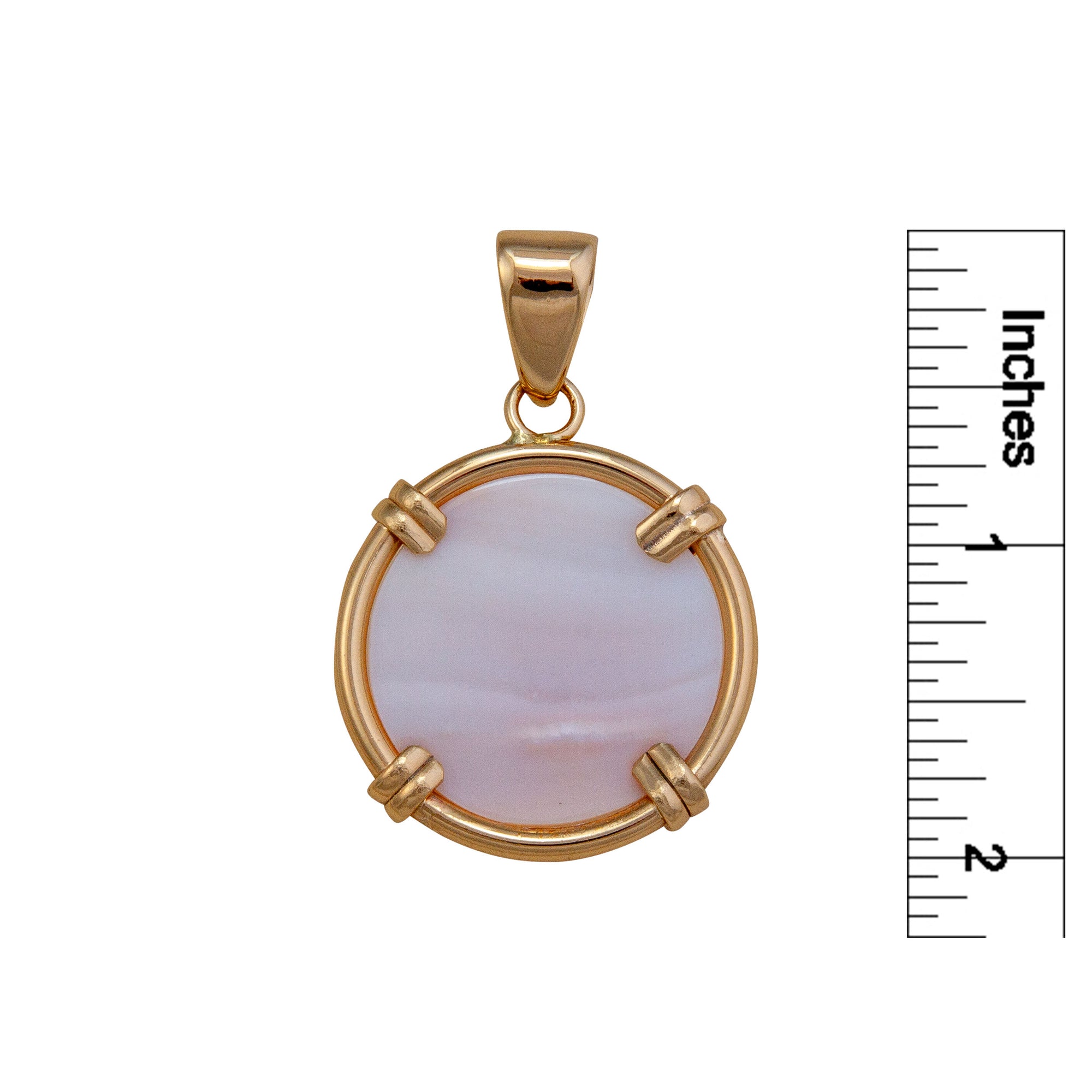 Alchemia Mother of Pearl Prong Set Pendant | Charles Albert Jewelry
