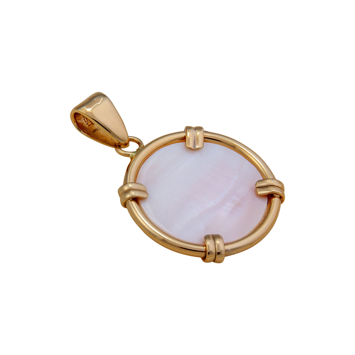 Alchemia Mother of Pearl Prong Set Pendant | Charles Albert Jewelry