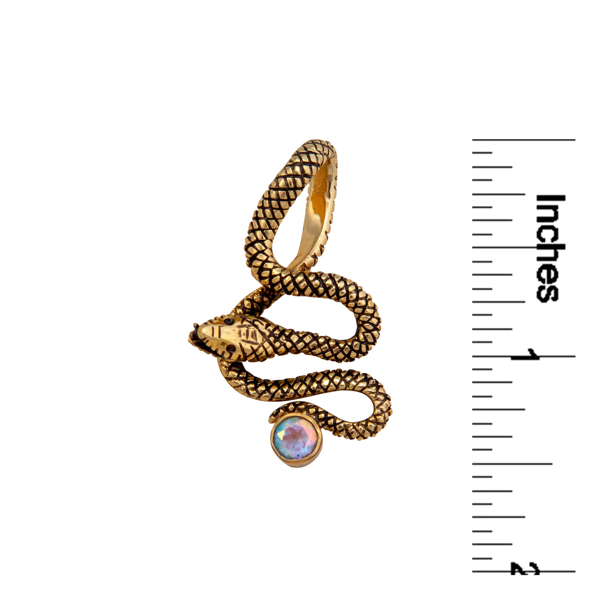 Alchemia Mercury Mist Snake Pendant | Charles Albert Jewelry