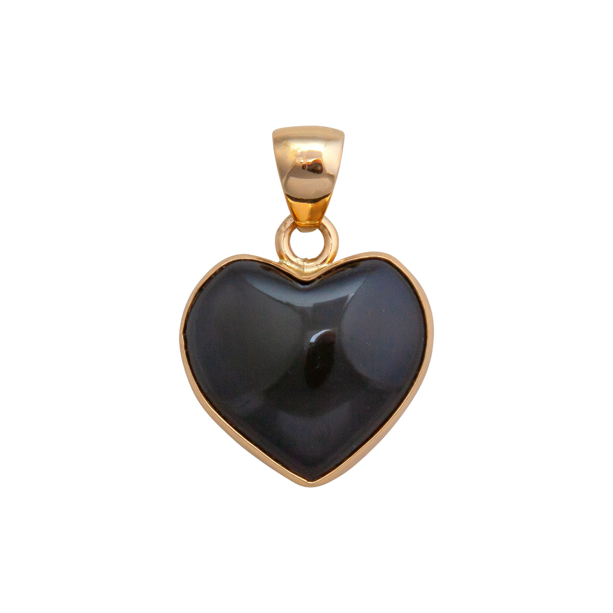 Alchemia Rainbow Obsidian Heart Pendant | Charles Albert Jewelry