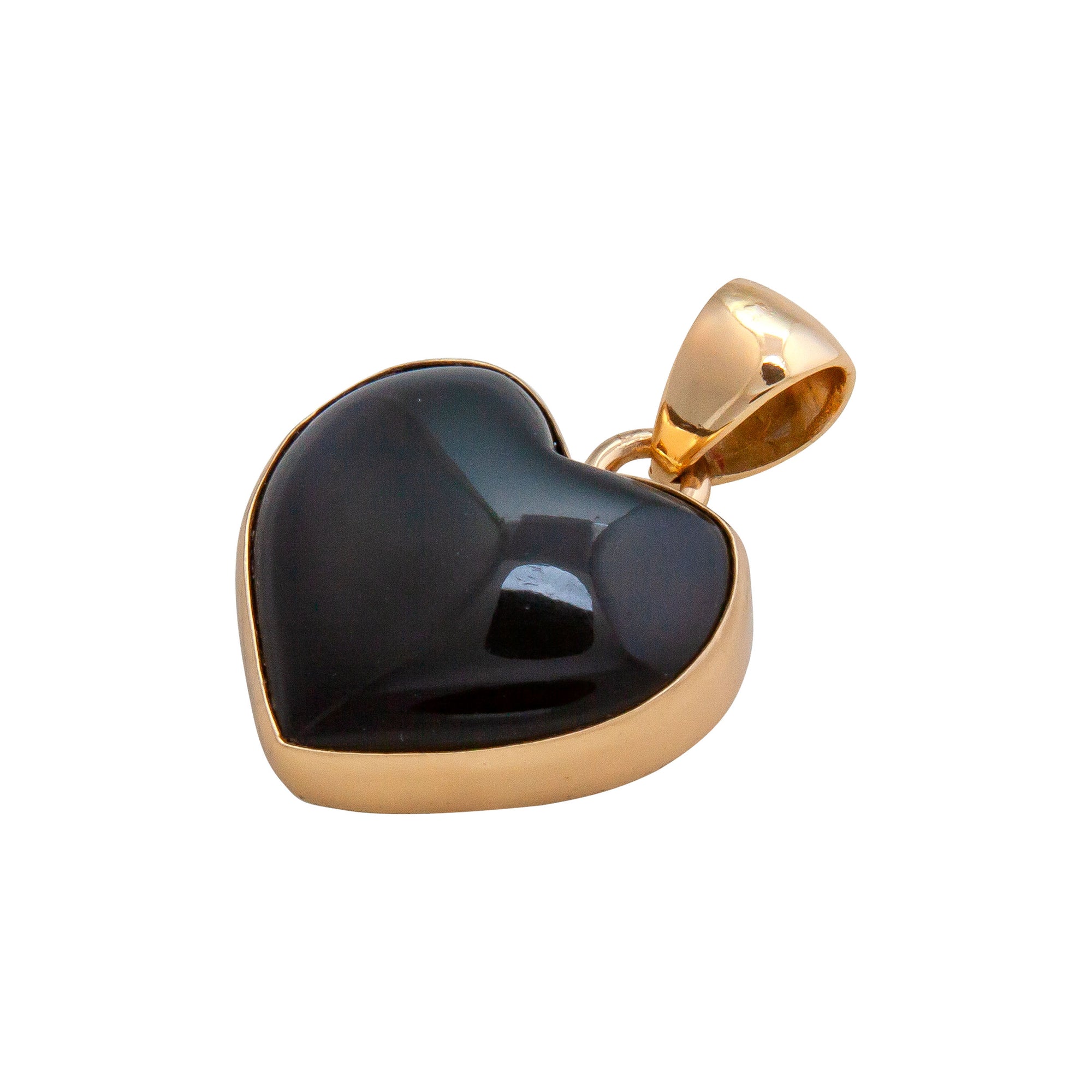 Alchemia Rainbow Obsidian Heart Pendant | Charles Albert Jewelry