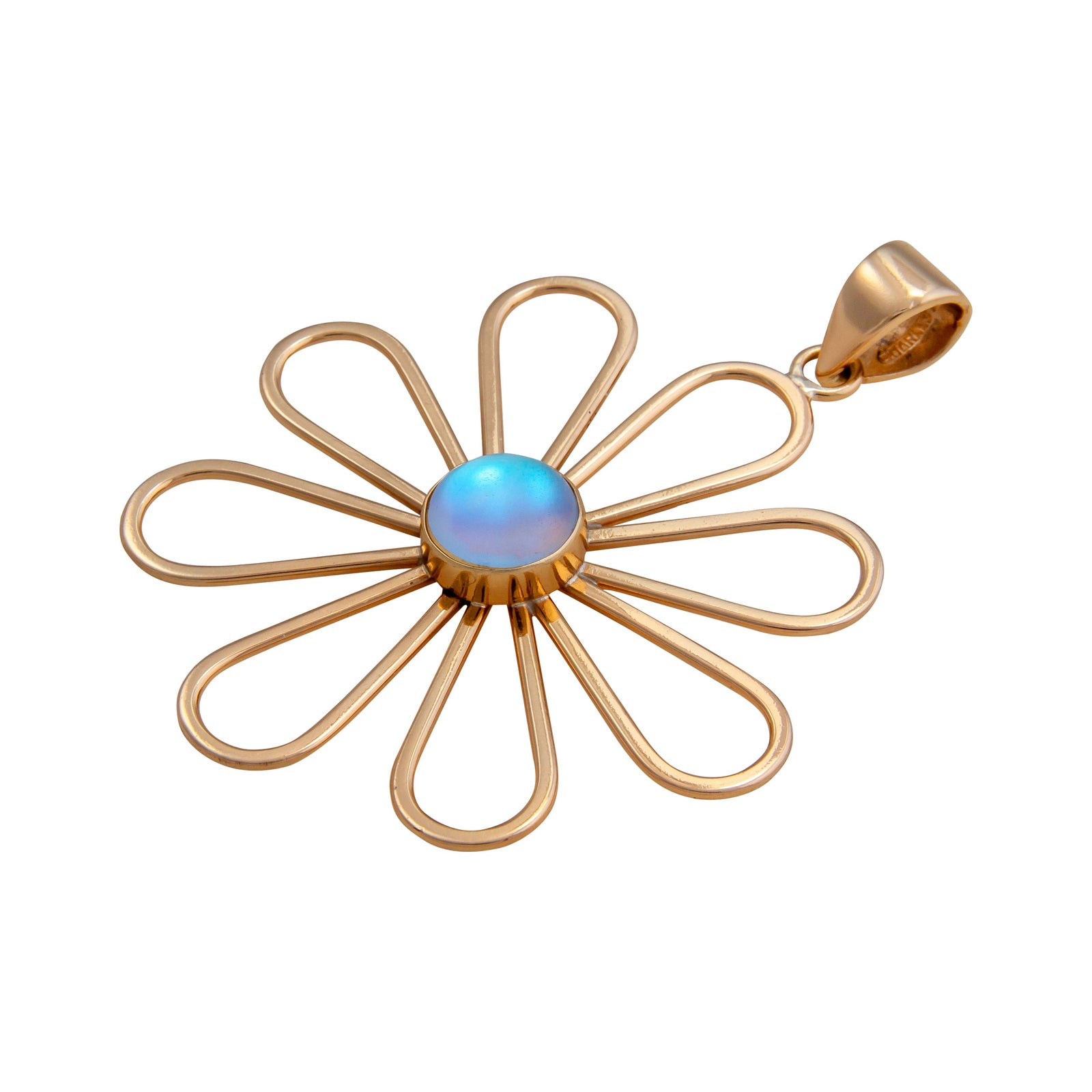 Alchemia Luminite Flower Pendant | Charles Albert Jewelry