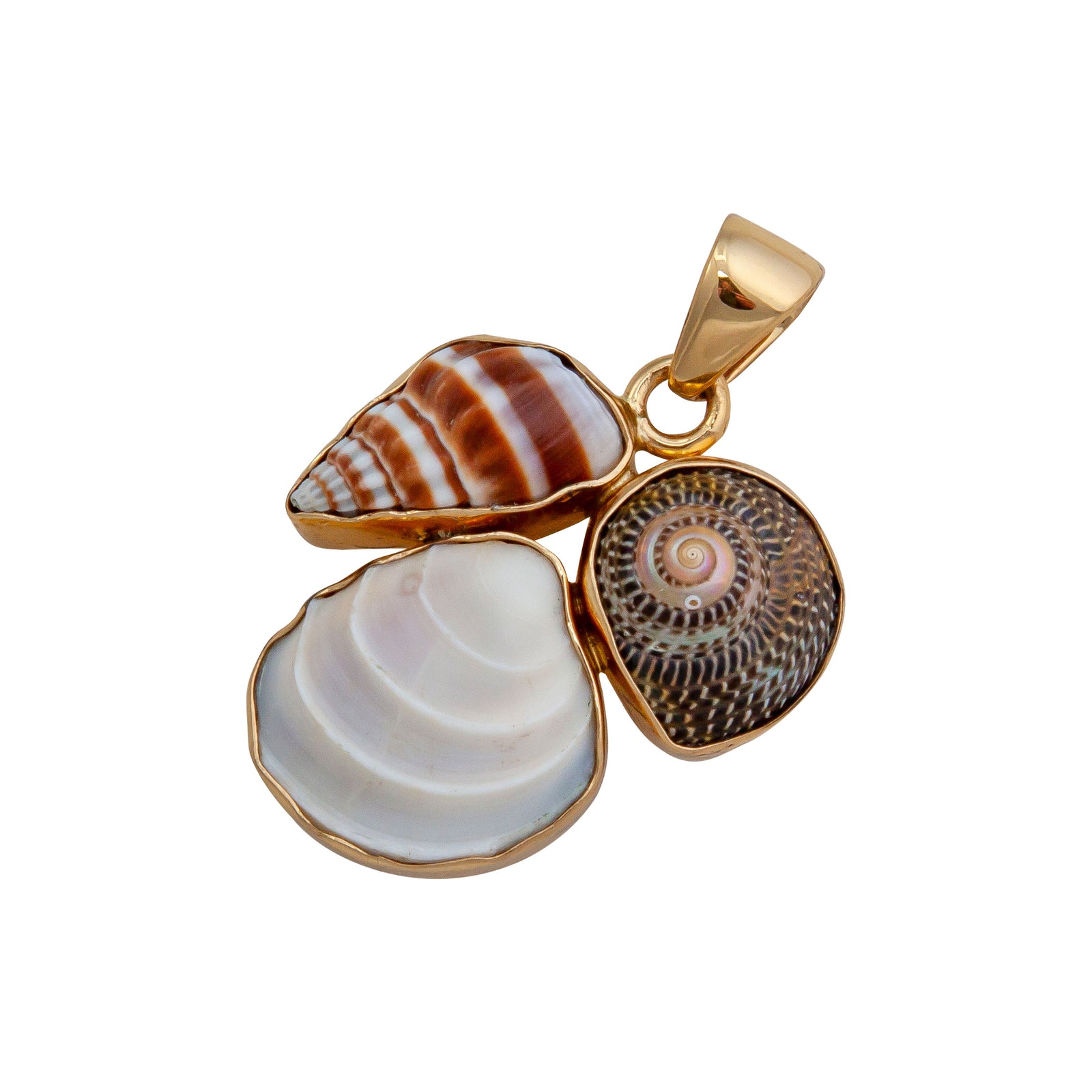 Alchemia Multi Shell Cluster Pendant | Charles Albert Jewelry