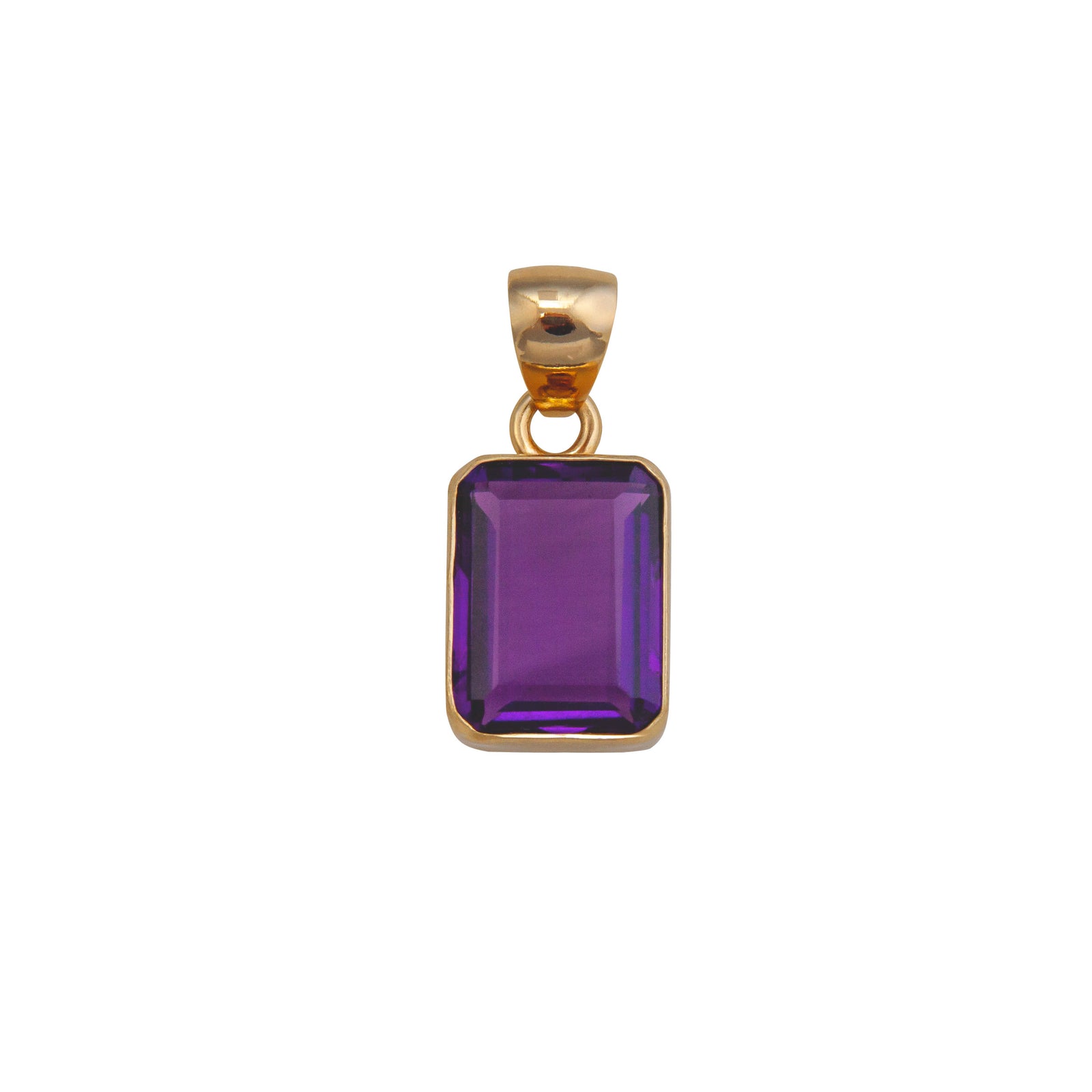 Alchemia Amethyst Rectangle Pendant | Charles Albert Jewelry