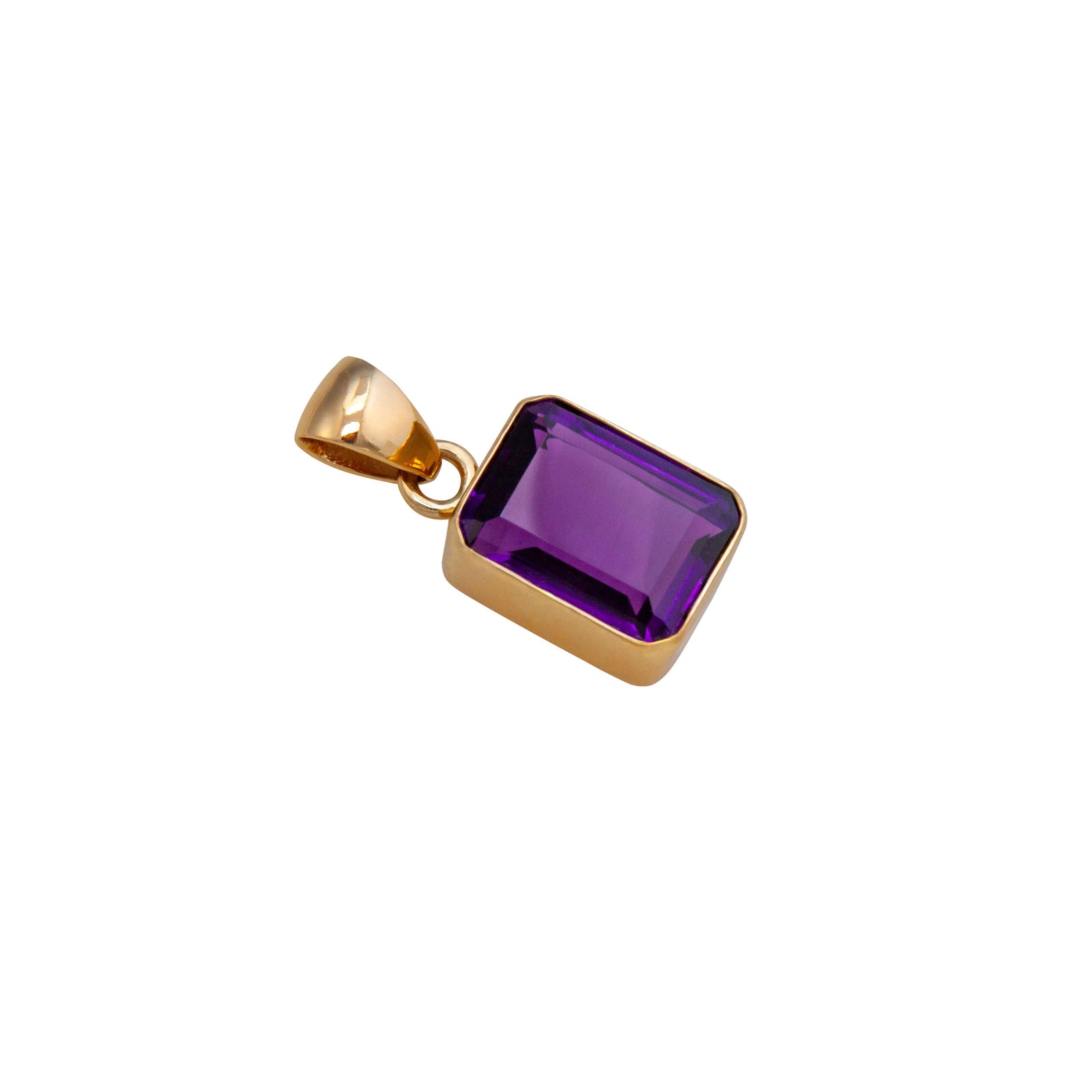 Alchemia Amethyst Rectangle Pendant | Charles Albert Jewelry