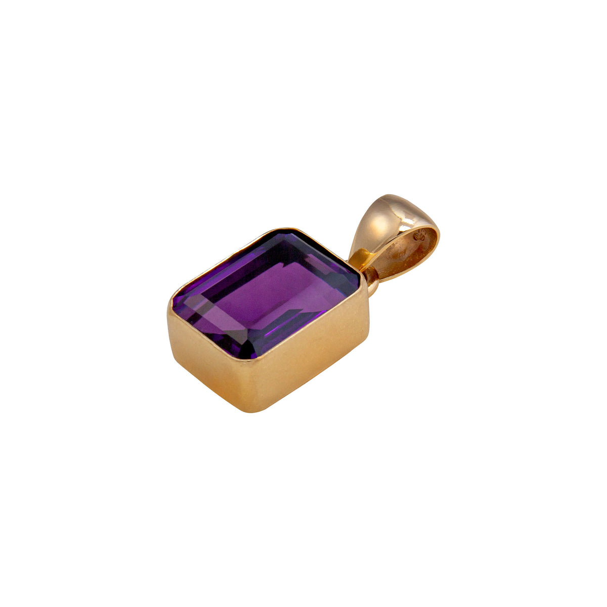 Alchemia Amethyst Rectangle Pendant | Charles Albert Jewelry