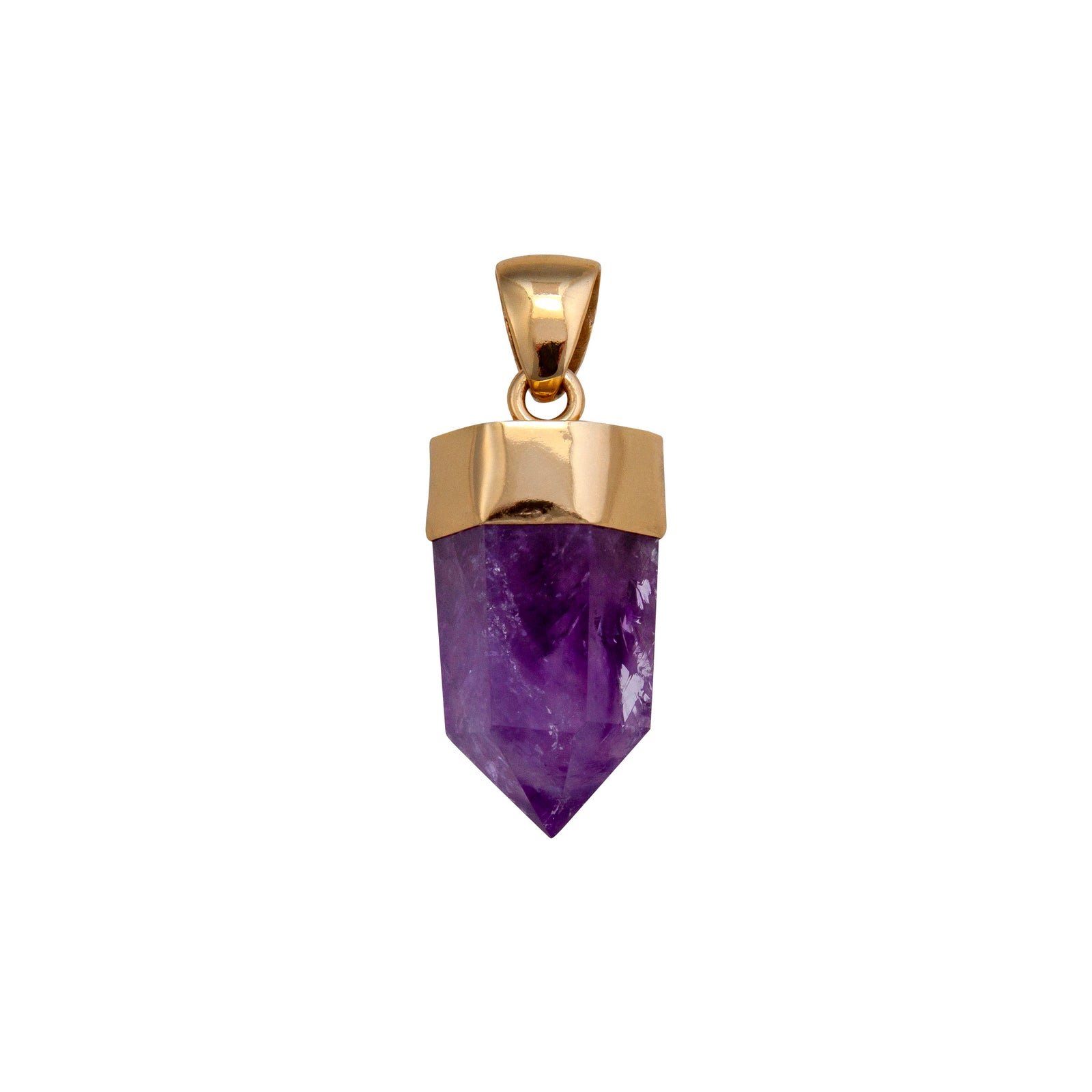 Alchemia Amethyst Quartz Point Pendant | Charles Albert Jewelry