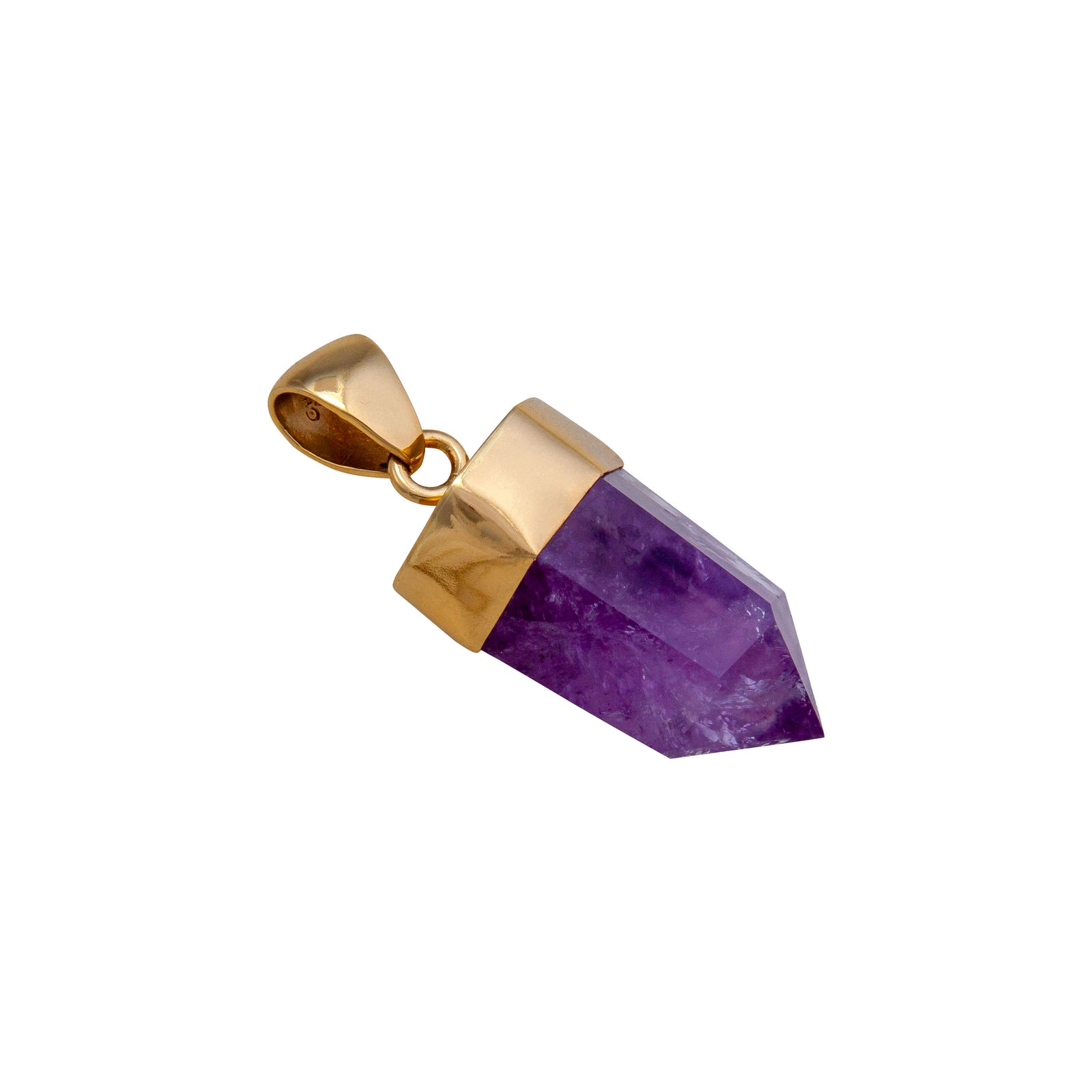 Alchemia Amethyst Quartz Point Pendant | Charles Albert Jewelry