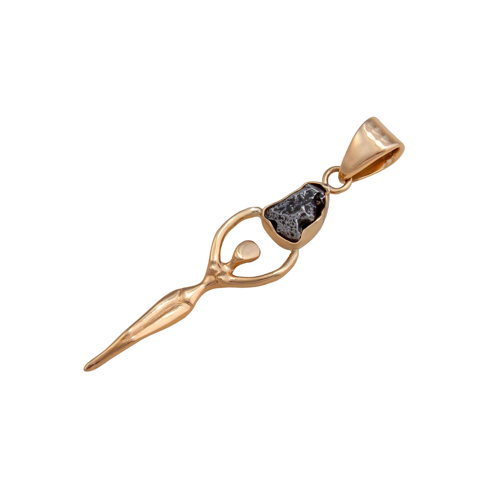 Alchemia Meteorite Goddess Pendant | Charles Albert Jewelry
